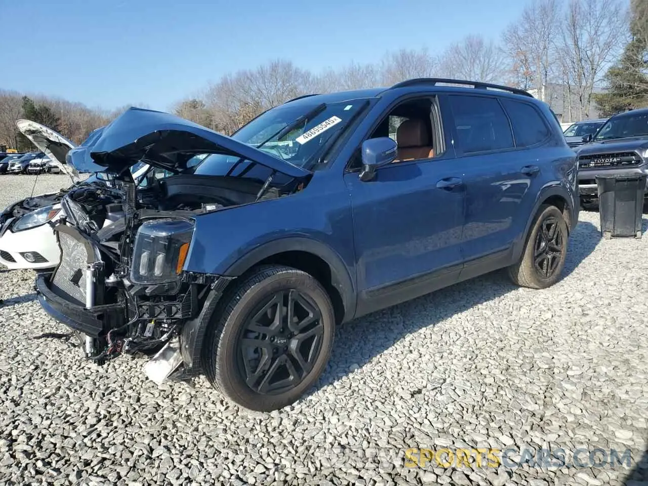 1 Photograph of a damaged car 5XYP5DGC2RG563677 KIA TELLURIDE 2024
