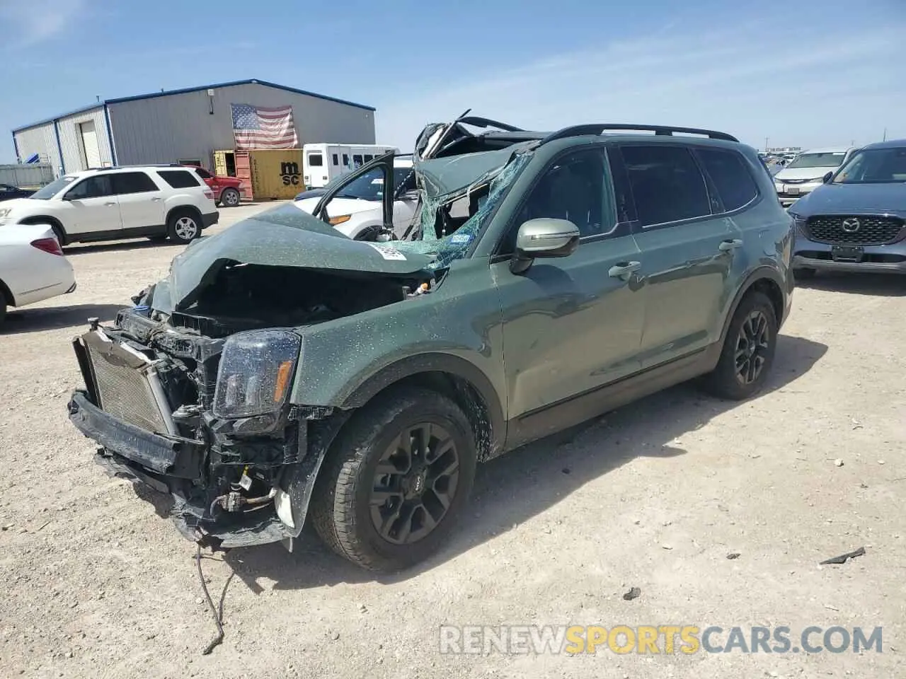1 Photograph of a damaged car 5XYP5DGC5RG496315 KIA TELLURIDE 2024