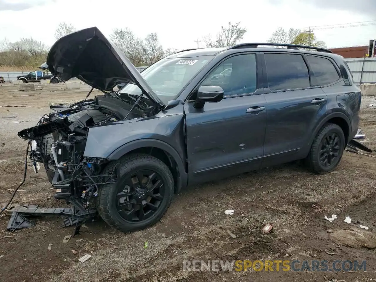 1 Photograph of a damaged car 5XYP5DGC6RG438035 KIA TELLURIDE 2024