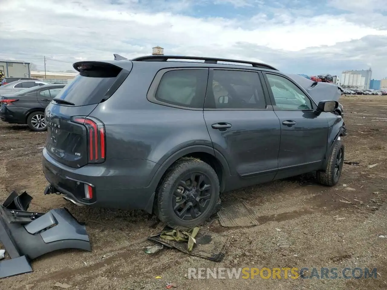 3 Photograph of a damaged car 5XYP5DGC6RG438035 KIA TELLURIDE 2024
