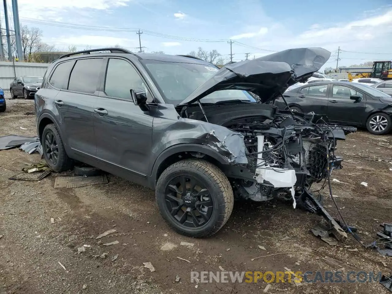 4 Photograph of a damaged car 5XYP5DGC6RG438035 KIA TELLURIDE 2024