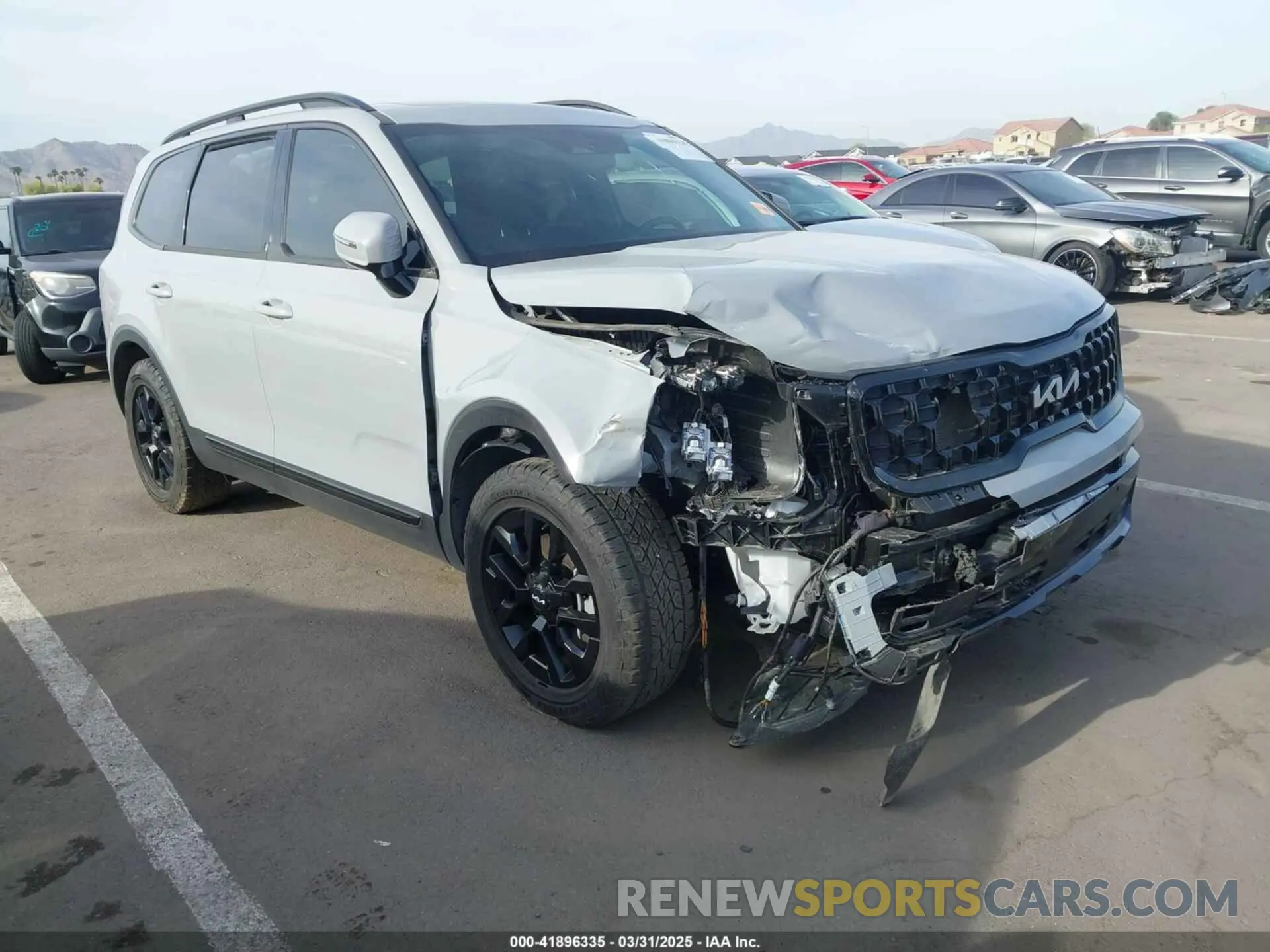 1 Photograph of a damaged car 5XYP5DGC7RG465728 KIA TELLURIDE 2024