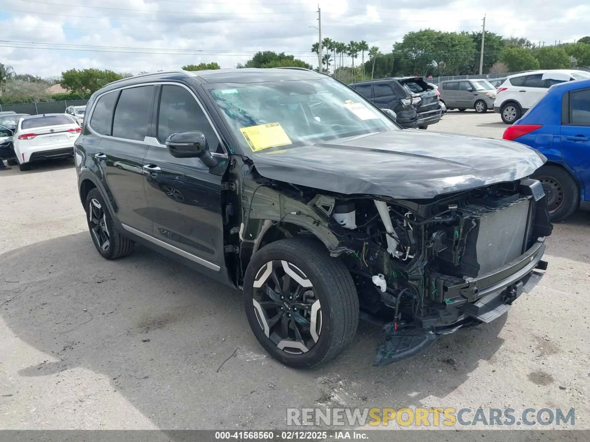 1 Photograph of a damaged car 5XYP64GCXRG555033 KIA TELLURIDE 2024
