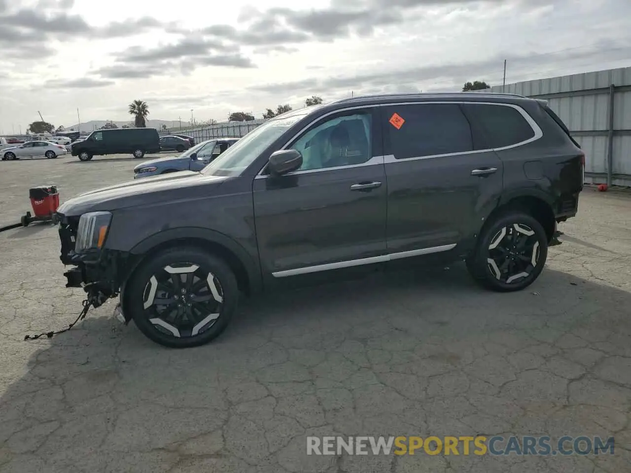 1 Photograph of a damaged car 5XYP6DGC0RG490225 KIA TELLURIDE 2024