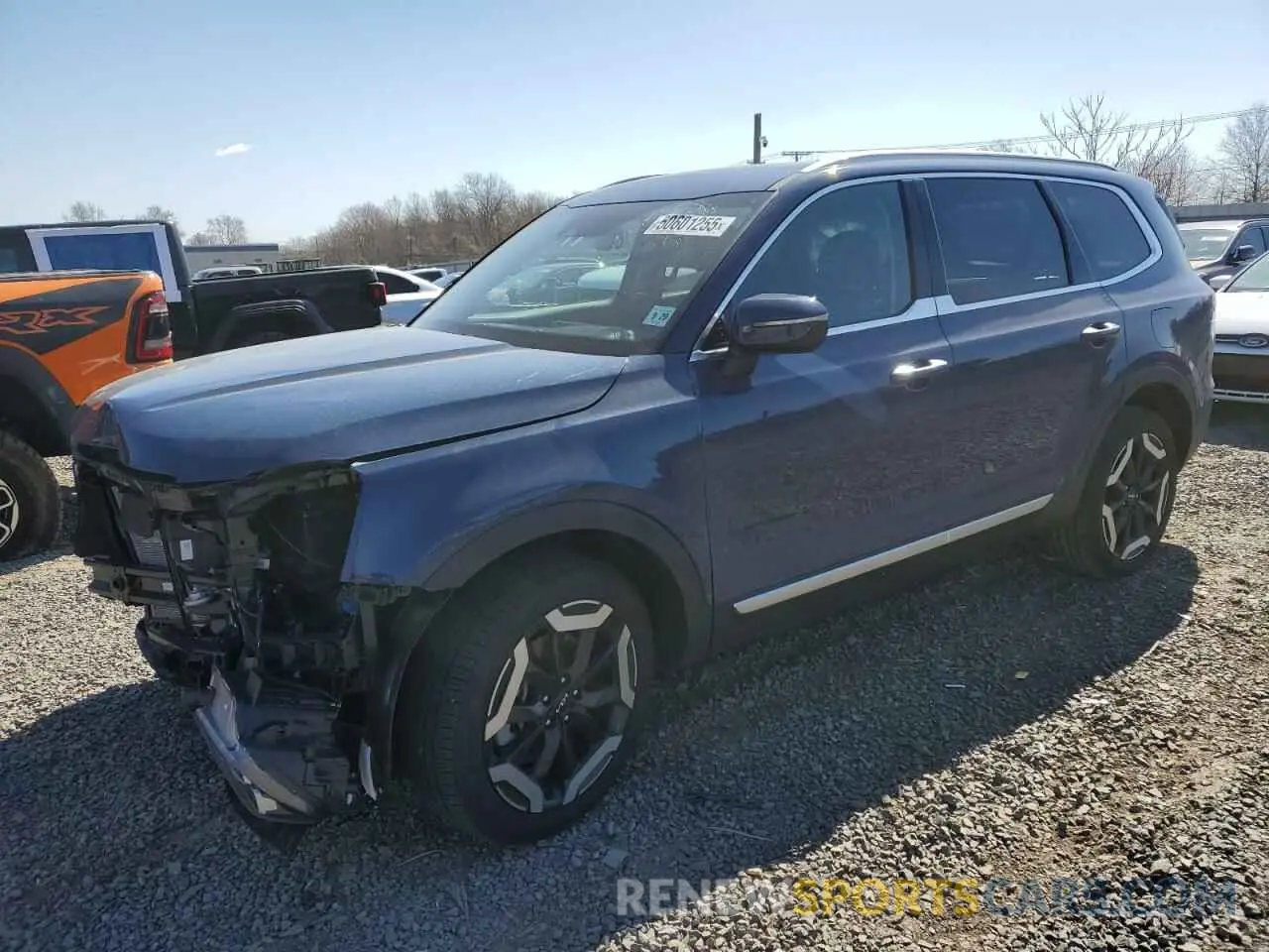 1 Photograph of a damaged car 5XYP6DGC0RG532814 KIA TELLURIDE 2024