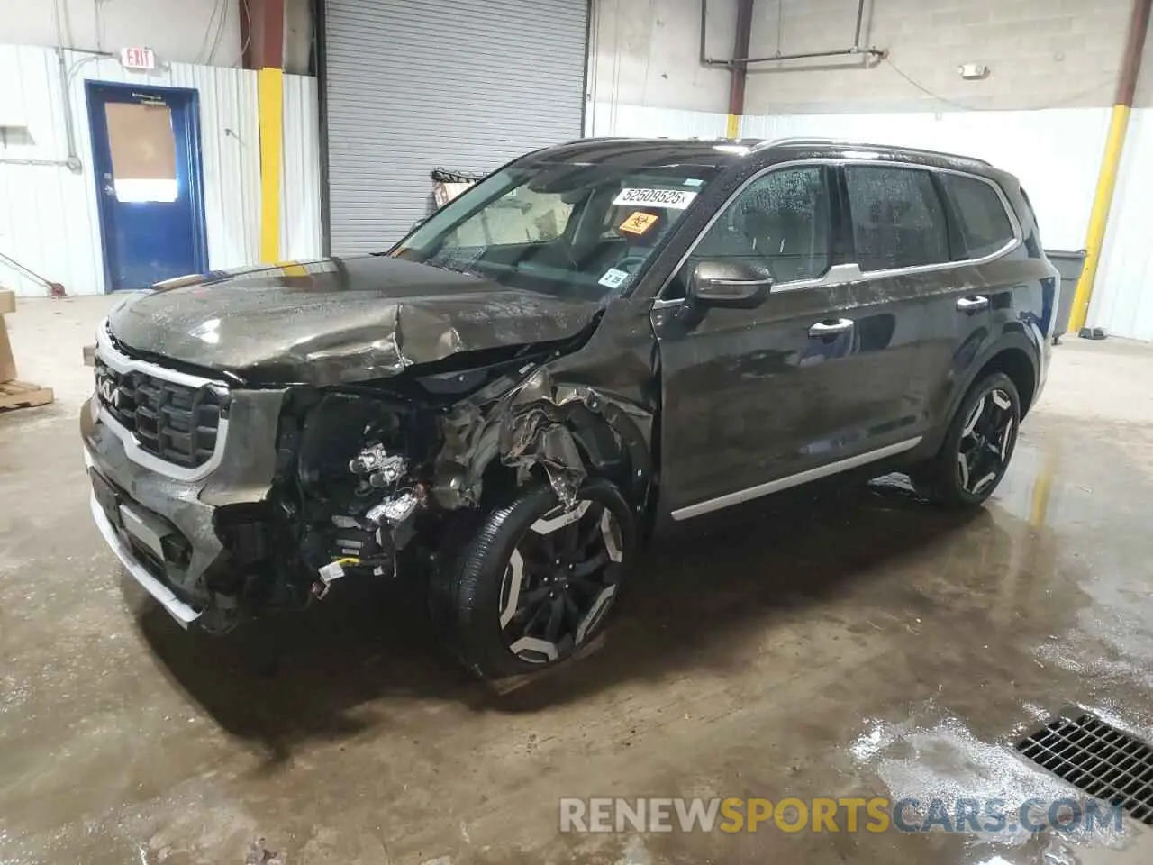 1 Photograph of a damaged car 5XYP6DGC7RG472644 KIA TELLURIDE 2024