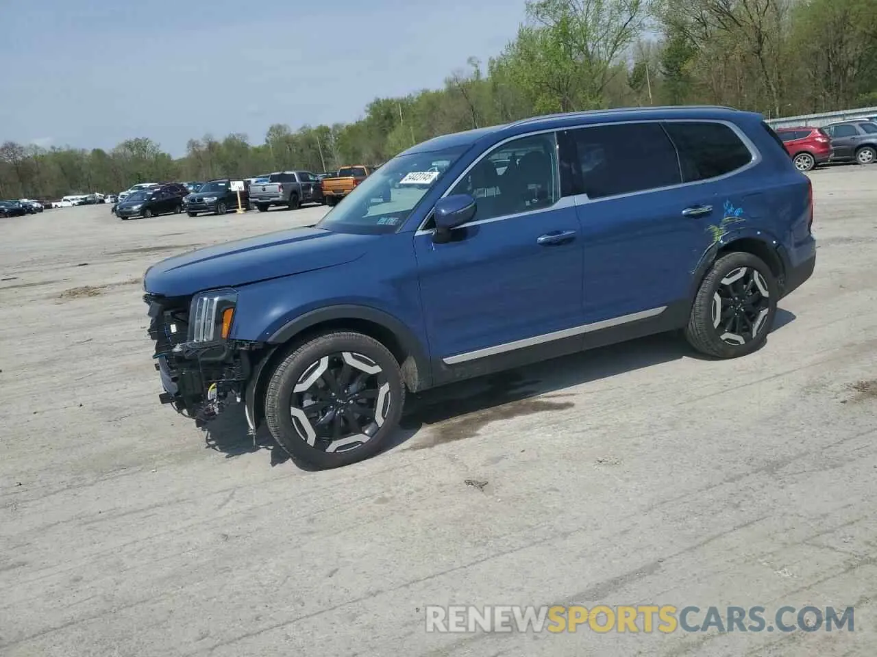1 Photograph of a damaged car 5XYP6DGC7RG527075 KIA TELLURIDE 2024