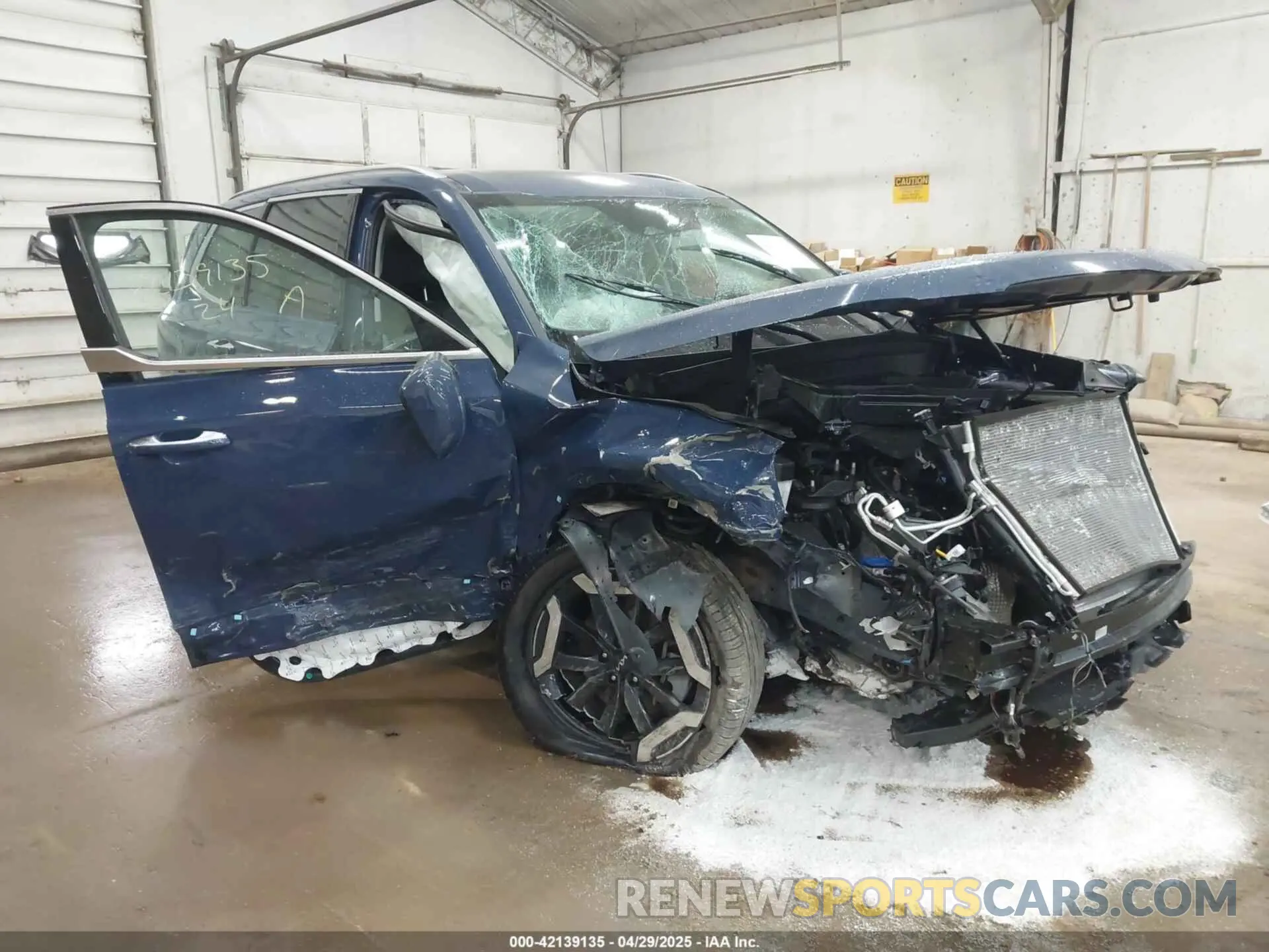 1 Photograph of a damaged car 5XYP6DGC9RG430637 KIA TELLURIDE 2024