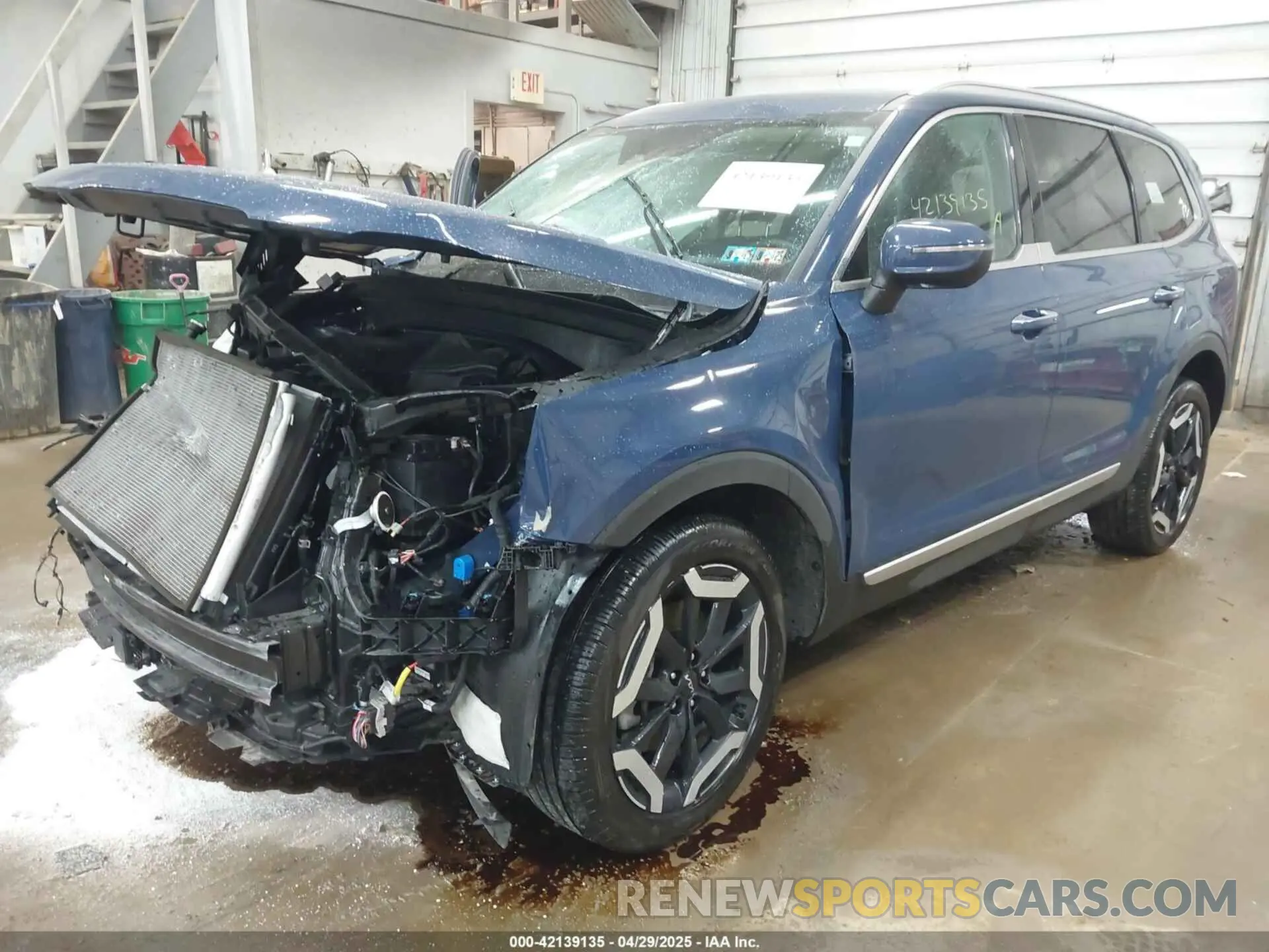 2 Photograph of a damaged car 5XYP6DGC9RG430637 KIA TELLURIDE 2024