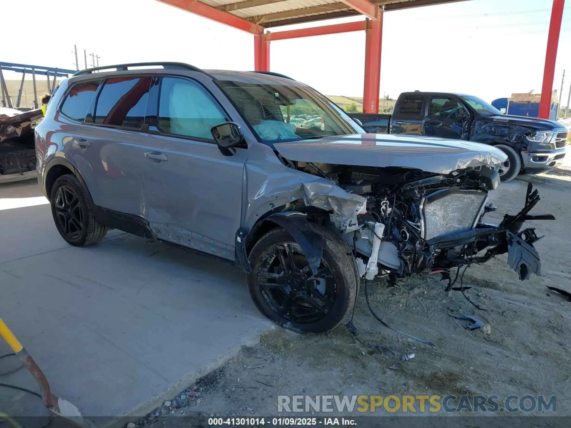 1 Photograph of a damaged car 5XYP3DGC5SG574376 KIA TELLURIDE 2025