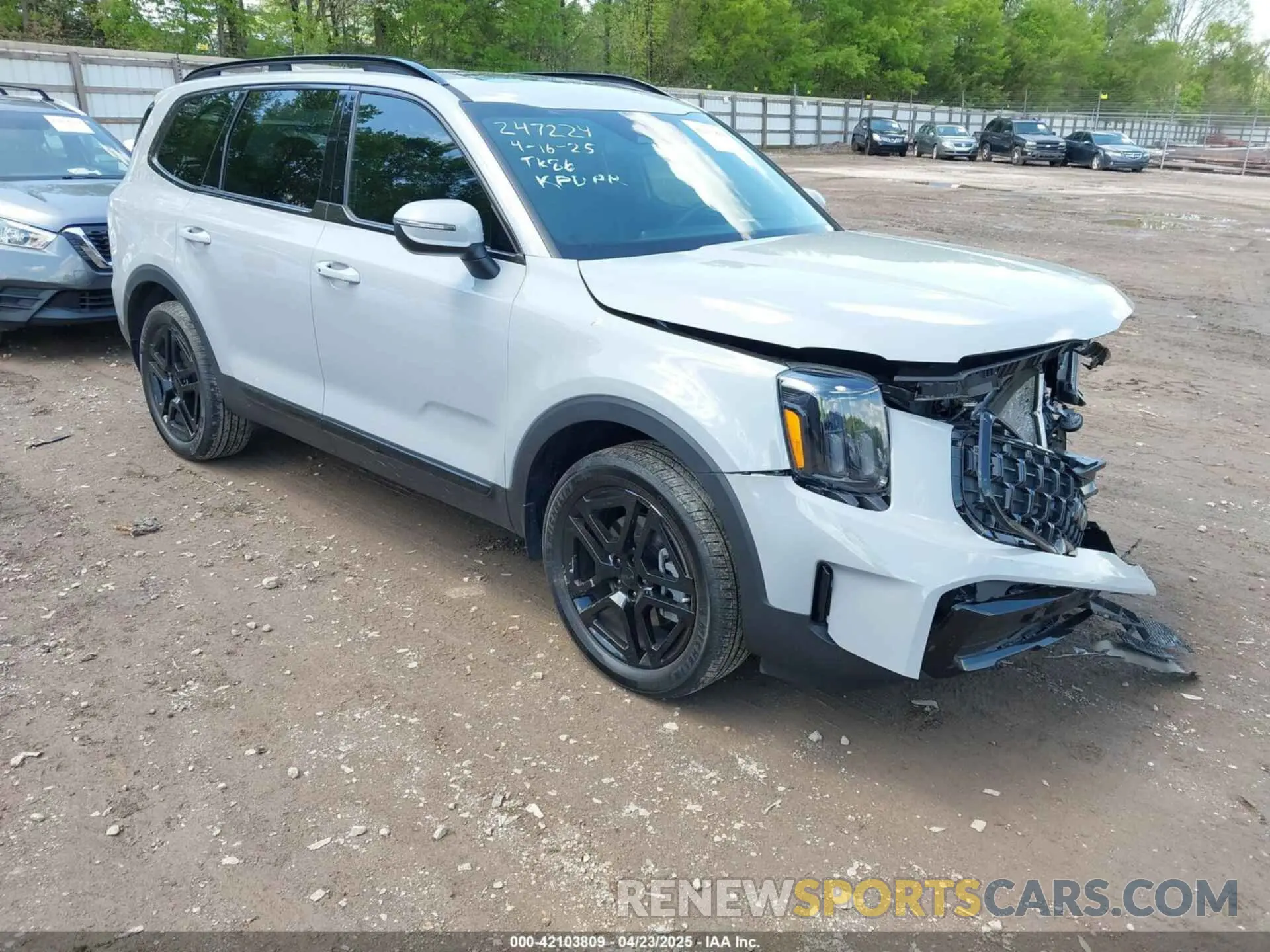 1 Photograph of a damaged car 5XYP3DGC5SG577553 KIA TELLURIDE 2025