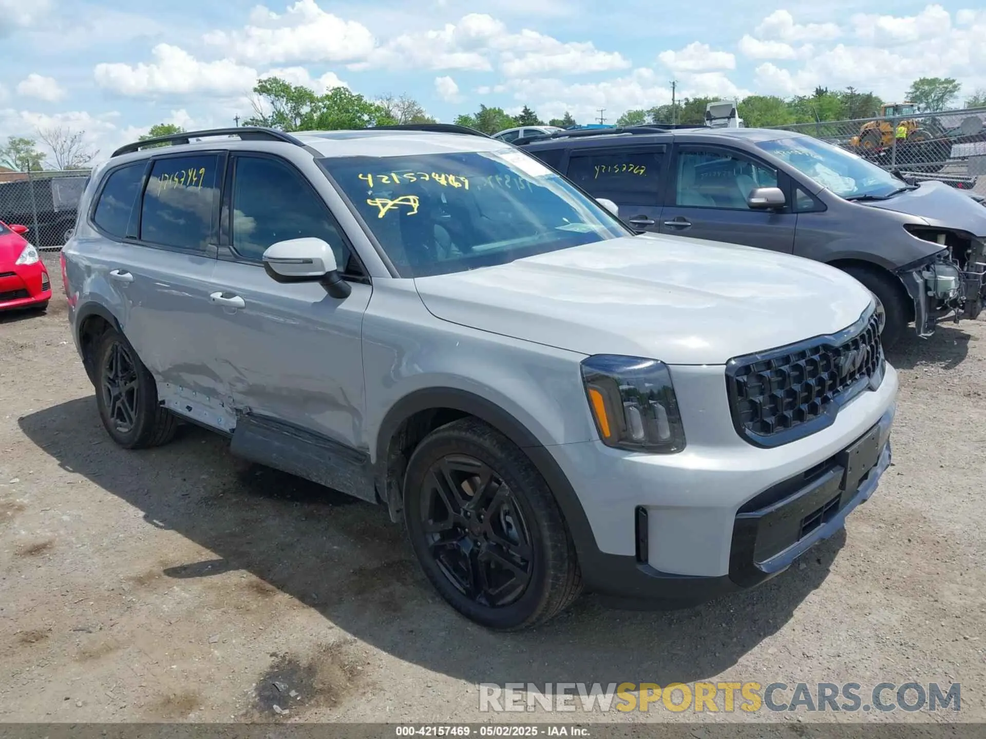 1 Photograph of a damaged car 5XYP3DGC7SG625523 KIA TELLURIDE 2025