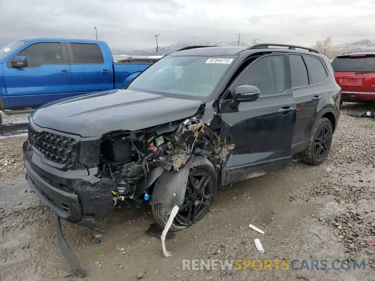 1 Photograph of a damaged car 5XYP5DGC2SG579688 KIA TELLURIDE 2025