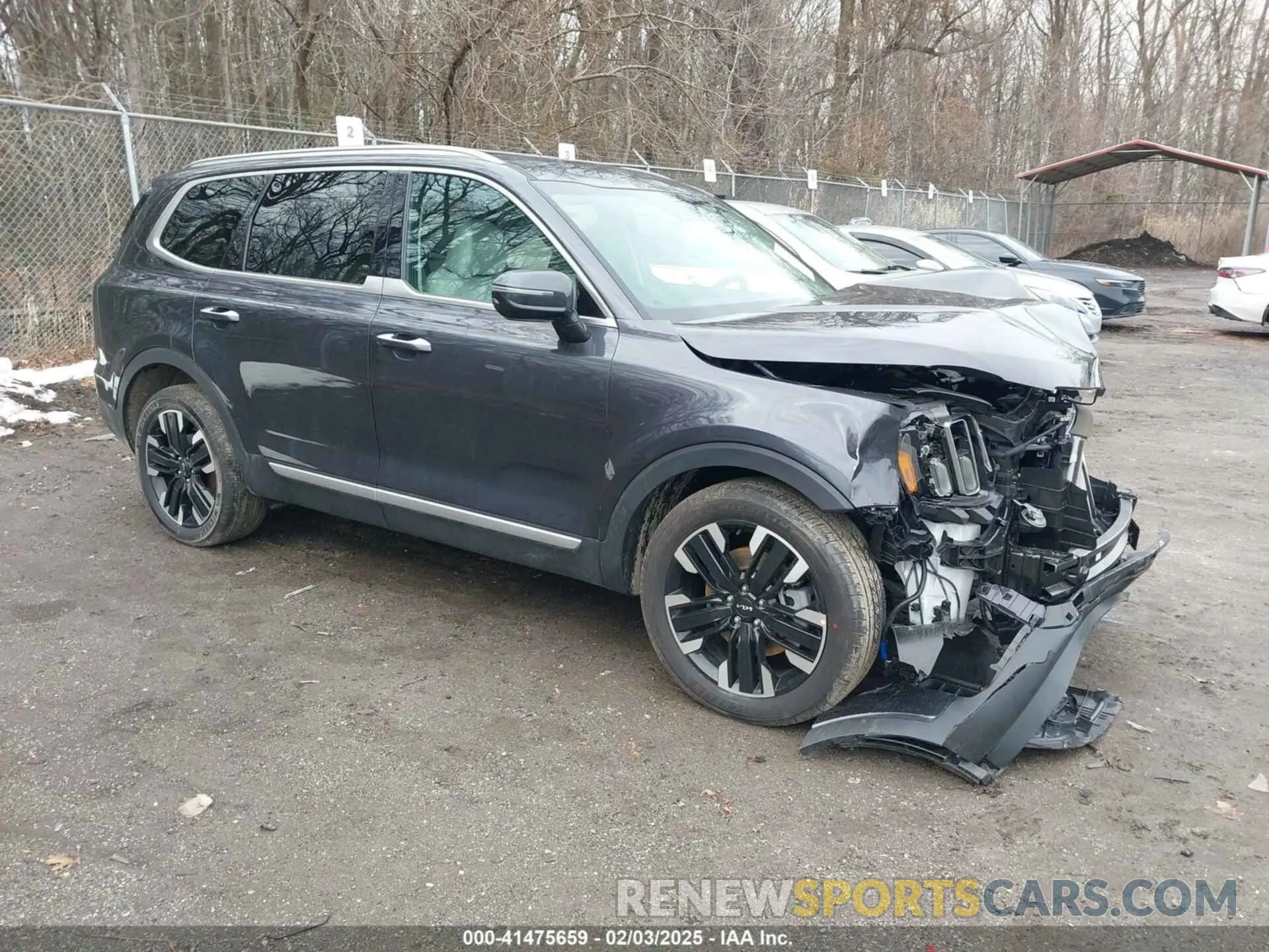 1 Photograph of a damaged car 5XYP5DGC9SG585777 KIA TELLURIDE 2025