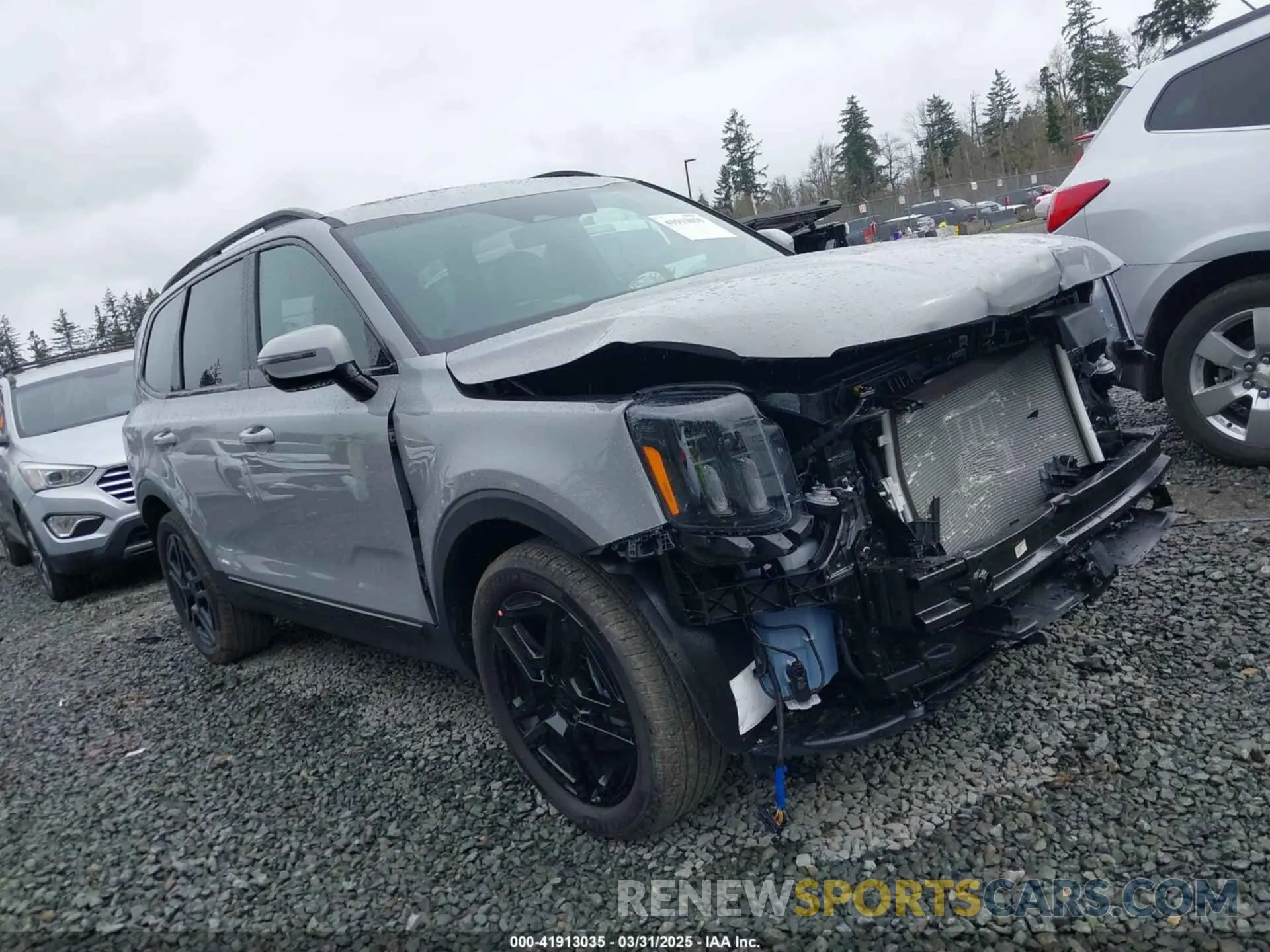 1 Photograph of a damaged car 5XYP5DGC9SG605686 KIA TELLURIDE 2025