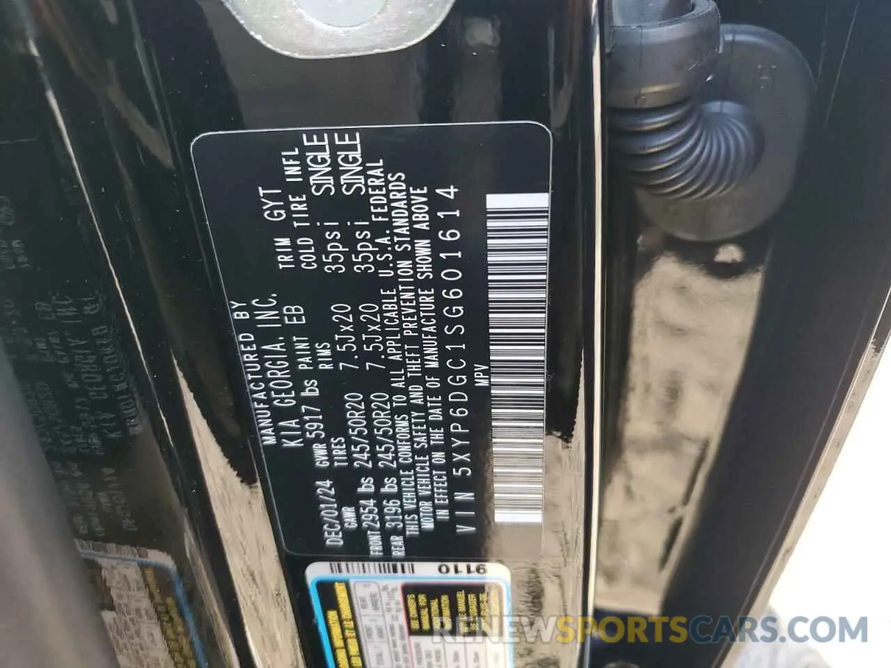 13 Photograph of a damaged car 5XYP6DGC1SG601614 KIA TELLURIDE 2025