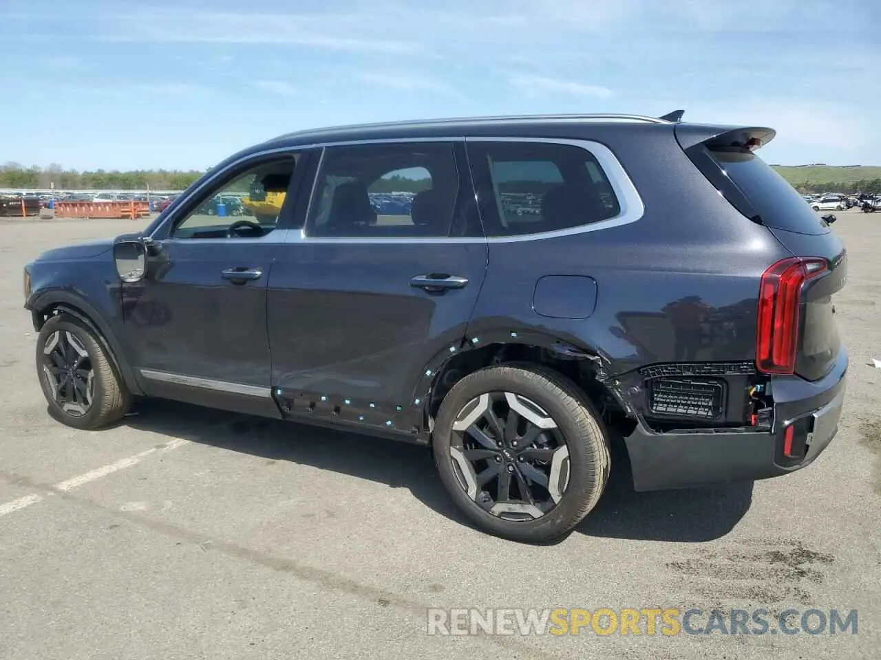 2 Photograph of a damaged car 5XYP6DGC3SG577316 KIA TELLURIDE 2025