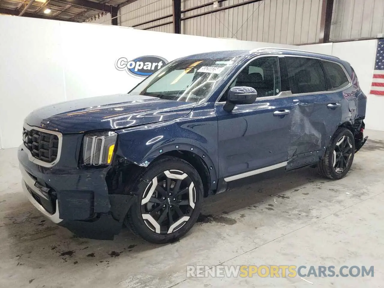1 Photograph of a damaged car 5XYP6DGC3SG587098 KIA TELLURIDE 2025