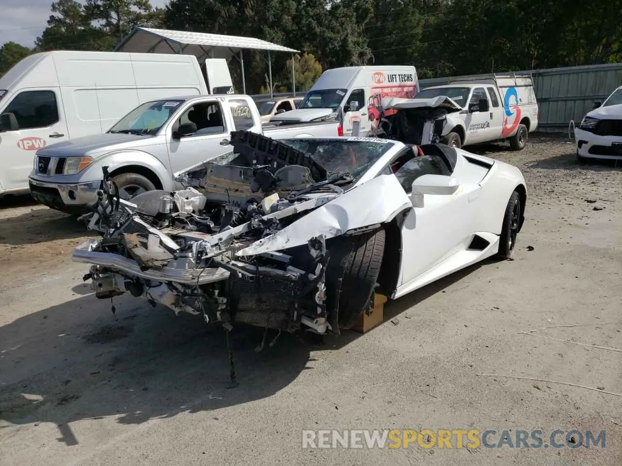 2 Photograph of a damaged car ZHWUR2ZF1KLA11532 LAMBORGHINI ALL MODELS 2019