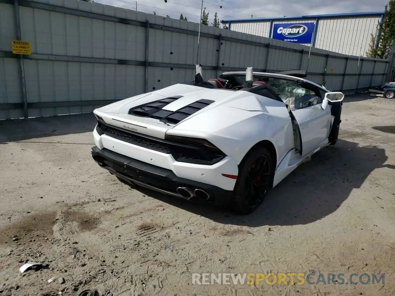 4 Photograph of a damaged car ZHWUR2ZF1KLA11532 LAMBORGHINI ALL MODELS 2019