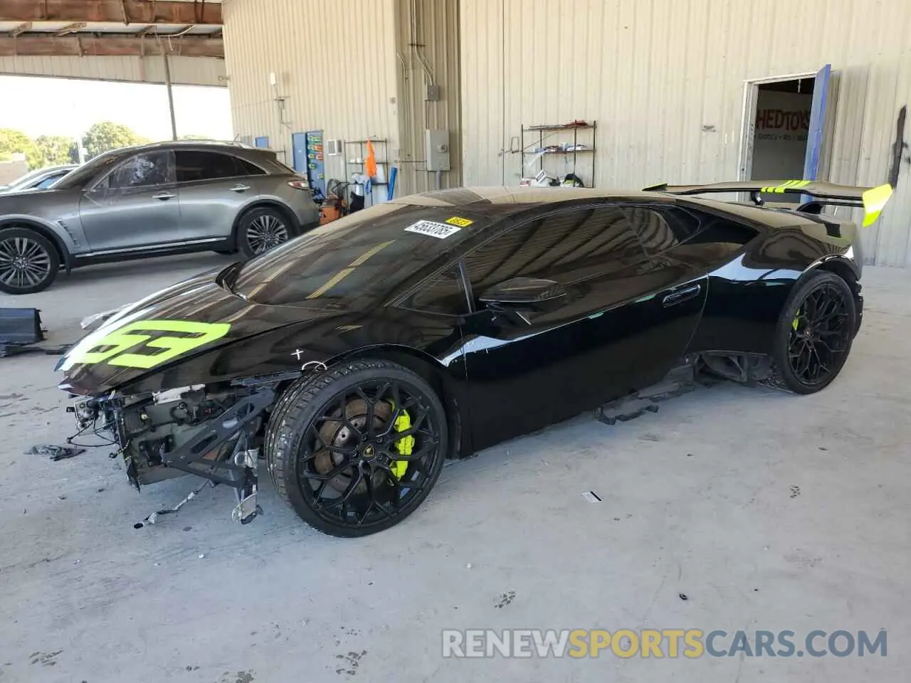 1 Photograph of a damaged car ZHWUF5ZF0MLA15889 LAMBORGHINI ALL MODELS 2021