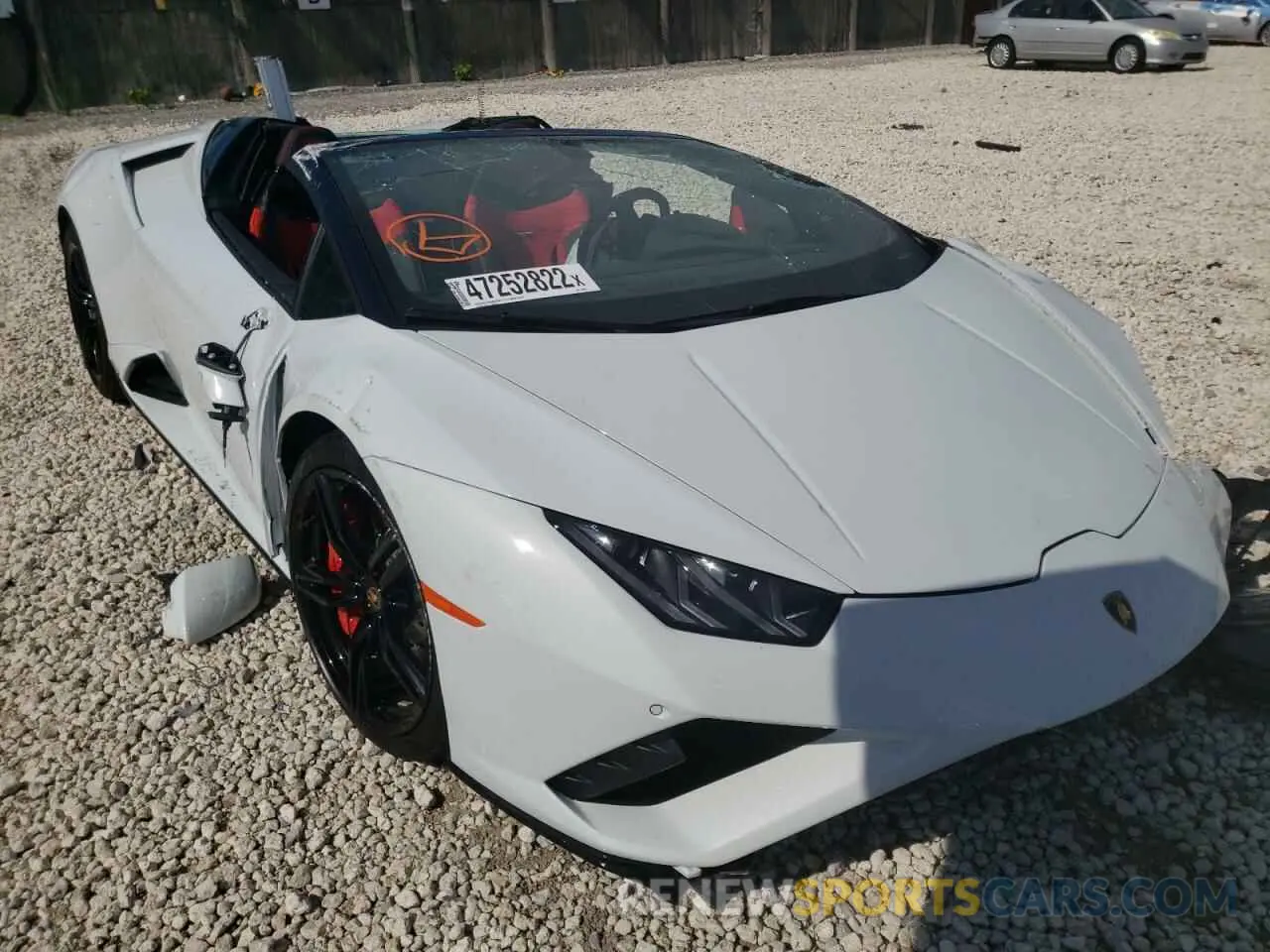 1 Photograph of a damaged car ZHWUT5ZF3NLA19638 LAMBORGHINI ALL MODELS 2022