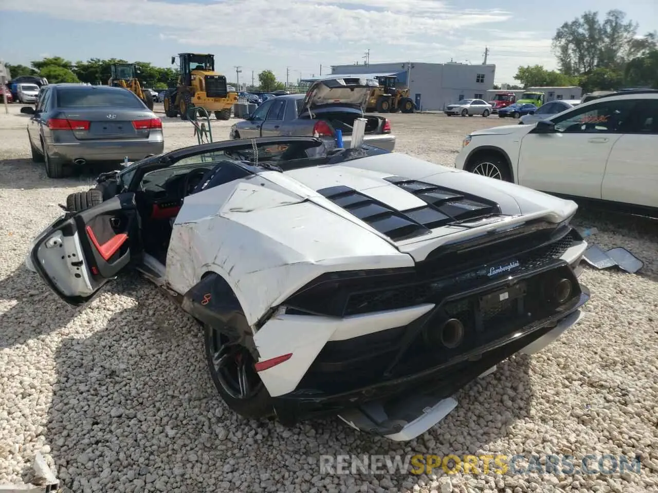 3 Photograph of a damaged car ZHWUT5ZF3NLA19638 LAMBORGHINI ALL MODELS 2022