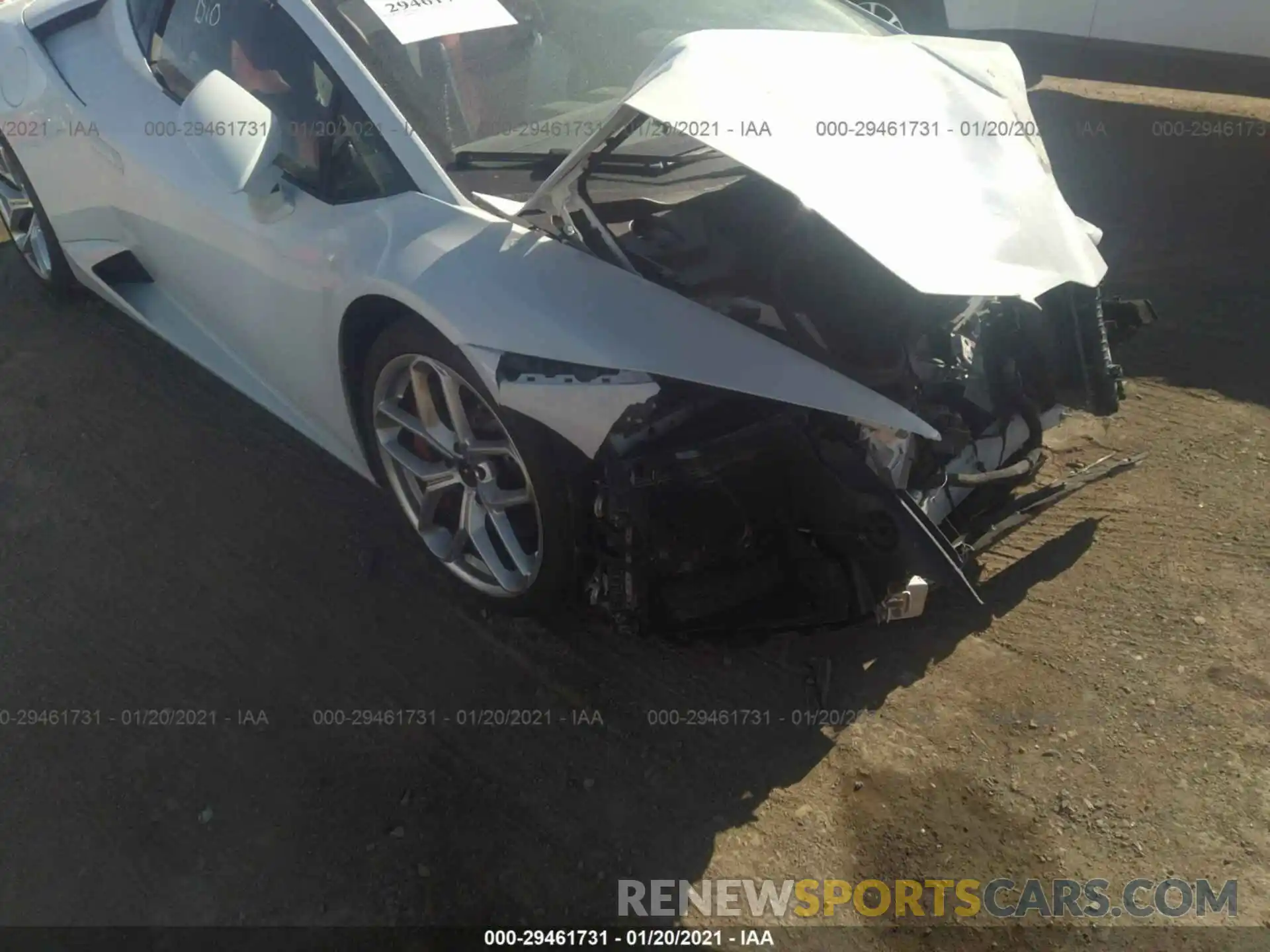 6 Photograph of a damaged car ZHWUR2ZF3KLA11726 LAMBORGHINI HURACAN 2019