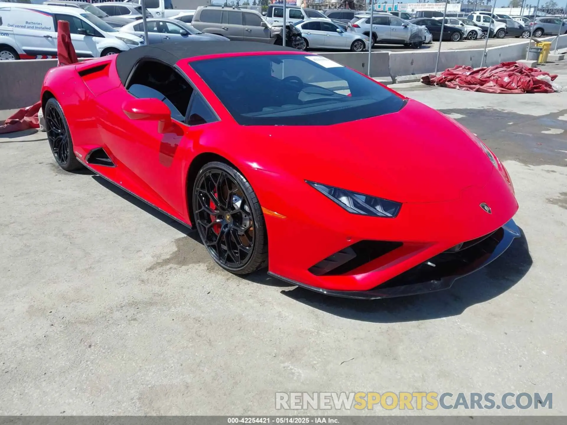 1 Photograph of a damaged car ZHWUT5ZF2LLA15450 LAMBORGHINI HURACAN EVO 2020