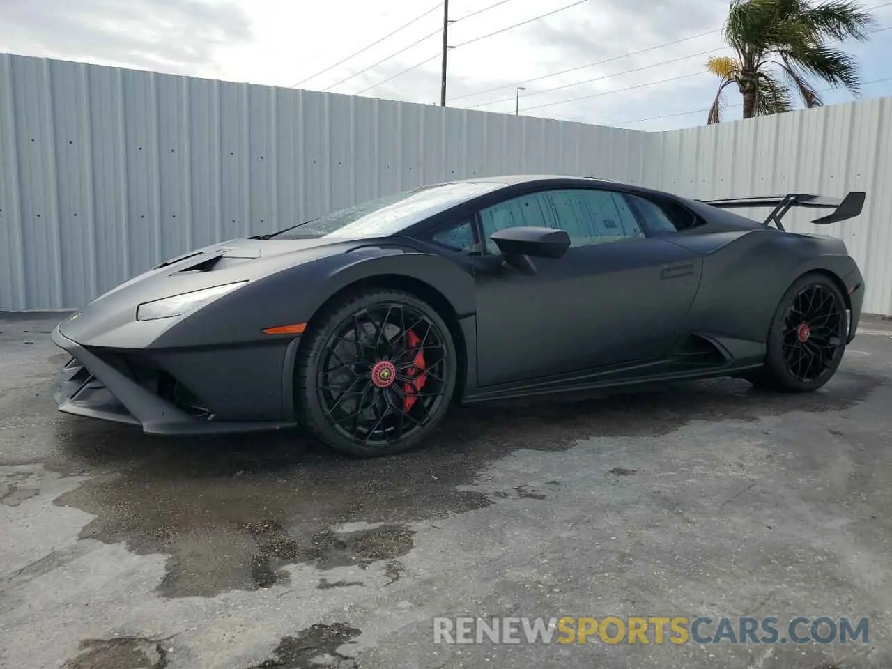 1 Photograph of a damaged car ZHWUA6ZX0NLA18998 LAMBORGHINI HURACAN ST 2022