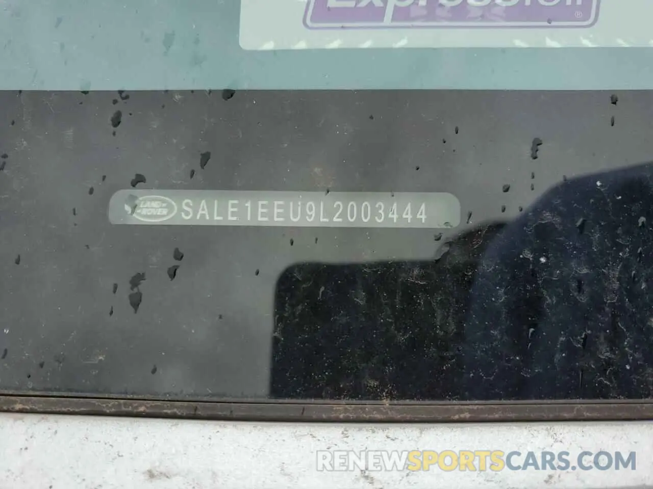 13 Photograph of a damaged car SALE1EEU9L2003444 LAND ROVER DEFENDER 2020