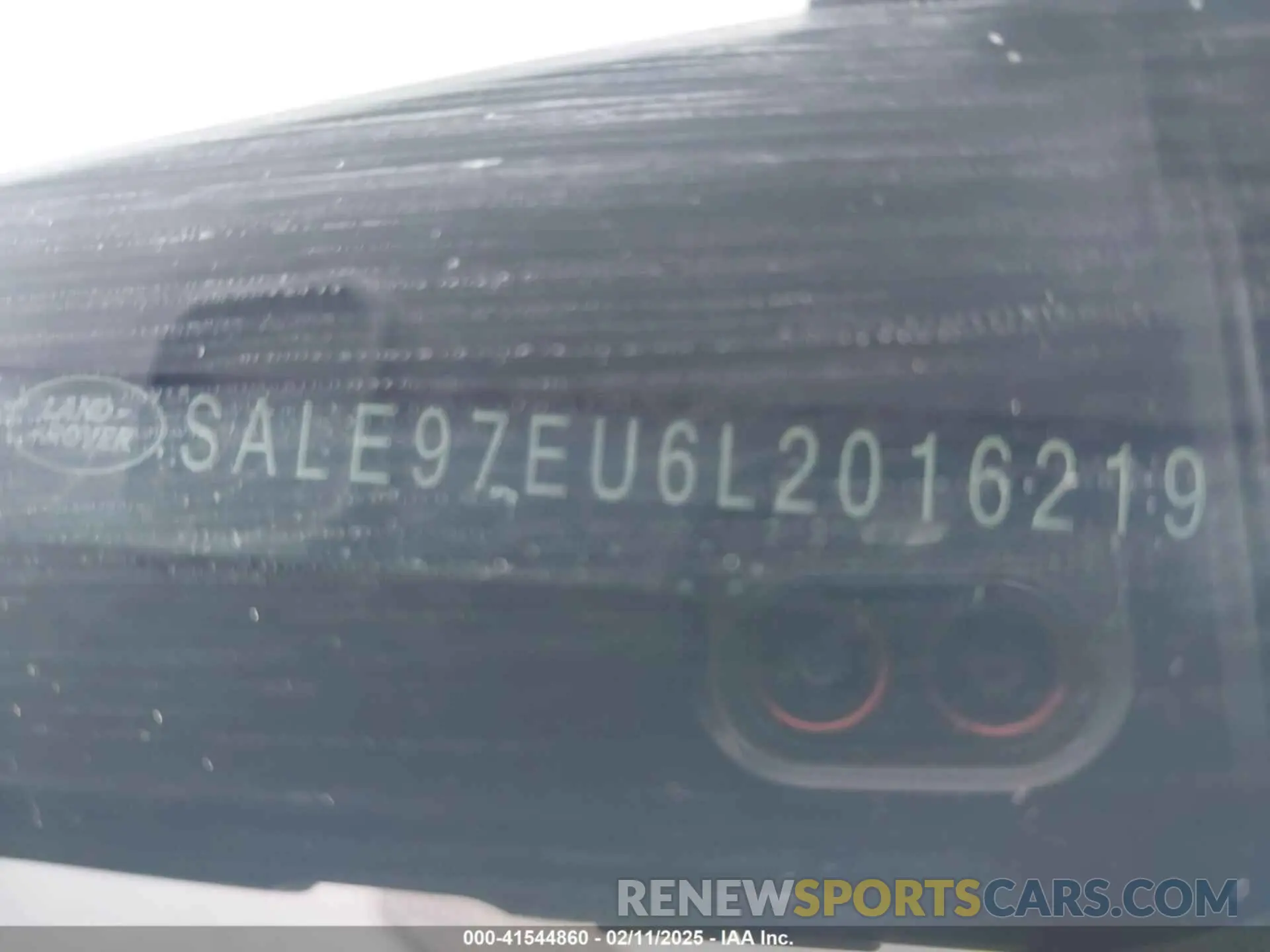 9 Photograph of a damaged car SALE97EU6L2016219 LAND ROVER DEFENDER 2020