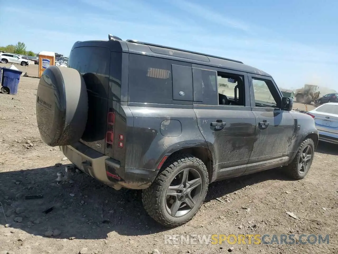 3 Photograph of a damaged car SALE2ERU8M2037898 LAND ROVER DEFENDER 2021