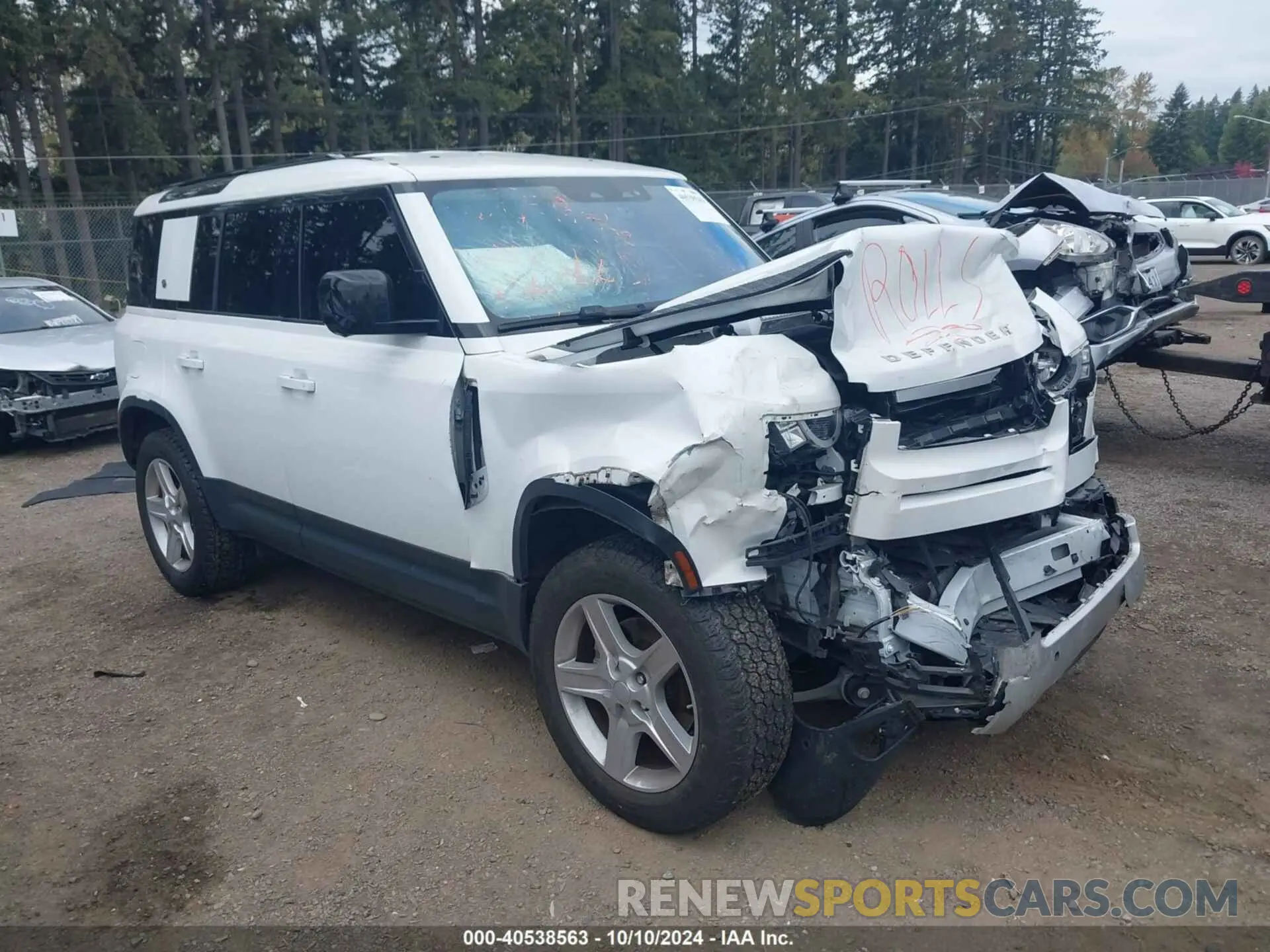1 Photograph of a damaged car SALEK7RX0M2042485 LAND ROVER DEFENDER 2021