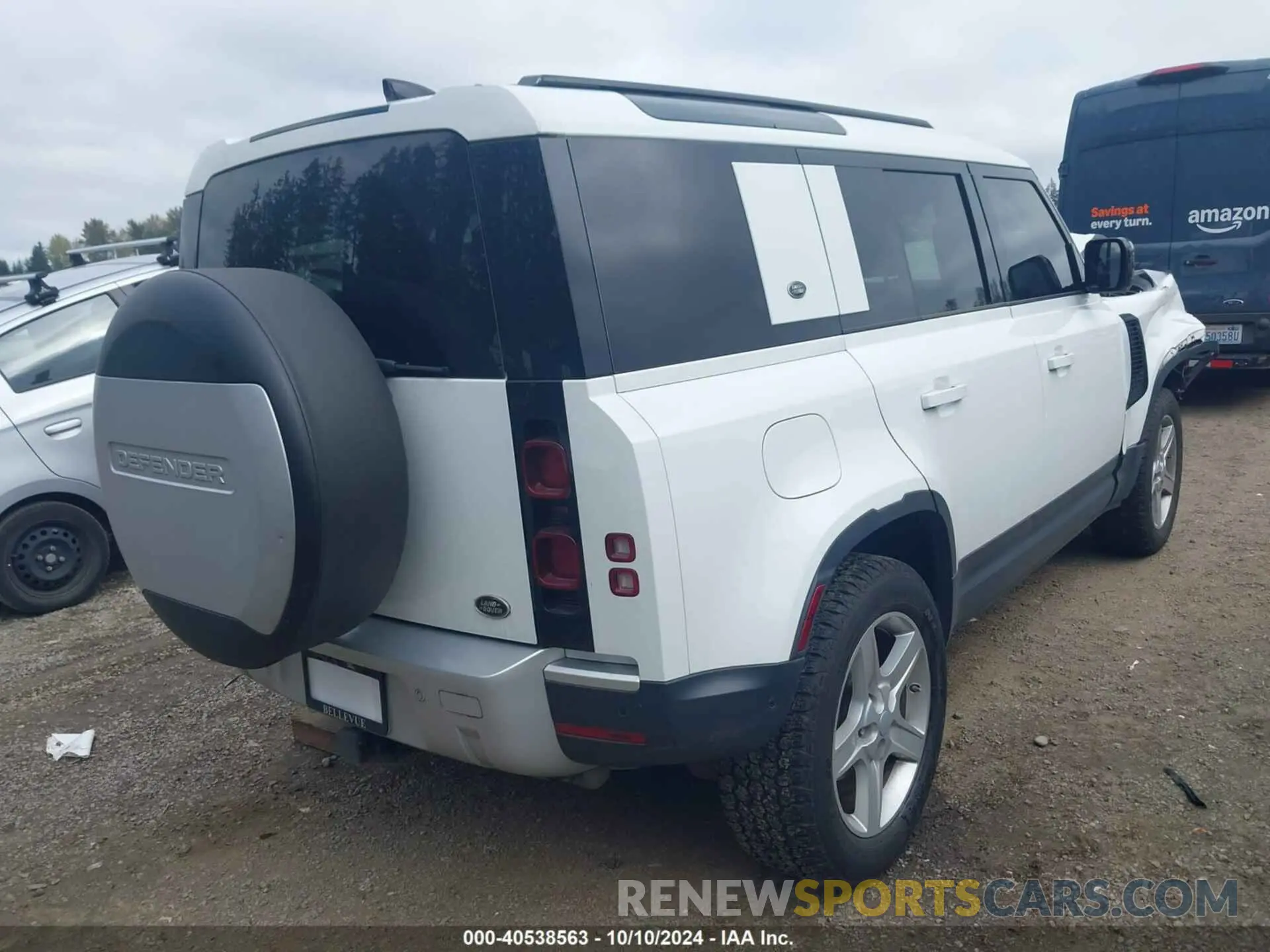 4 Photograph of a damaged car SALEK7RX0M2042485 LAND ROVER DEFENDER 2021