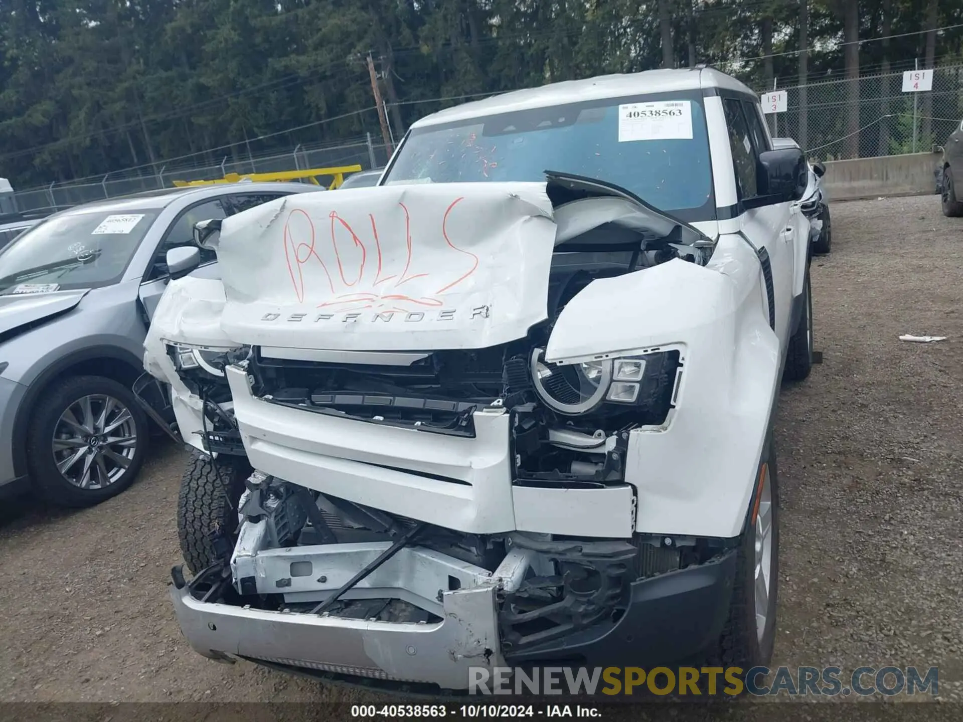 6 Photograph of a damaged car SALEK7RX0M2042485 LAND ROVER DEFENDER 2021