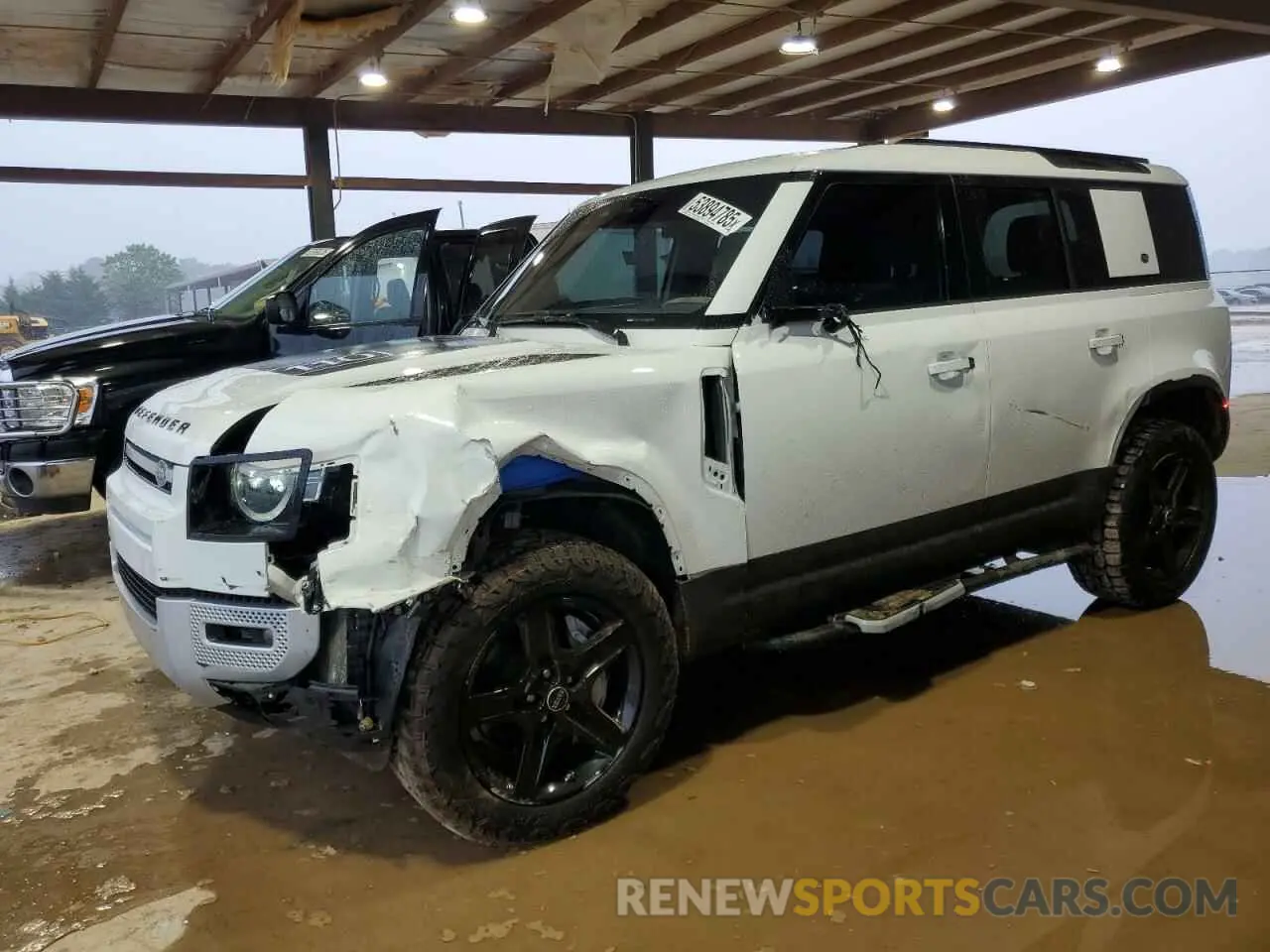 1 Photograph of a damaged car SALEP7RUXM2049841 LAND ROVER DEFENDER 2021