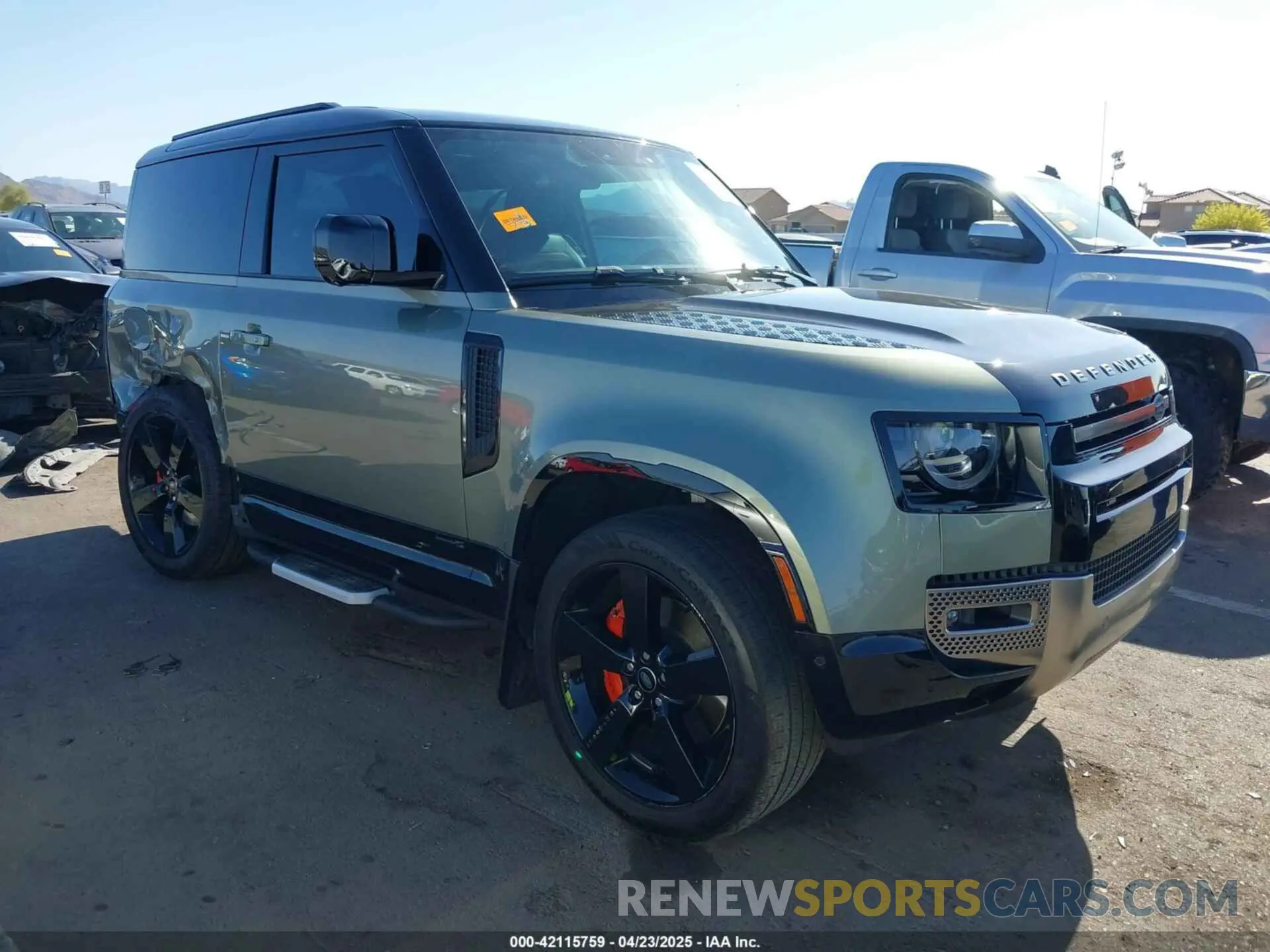 1 Photograph of a damaged car SALEX6RU9M2052319 LAND ROVER DEFENDER 2021
