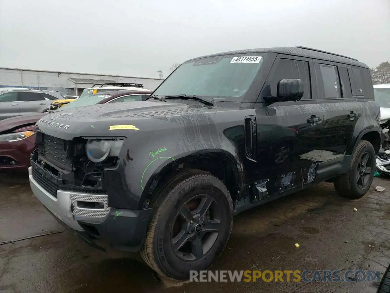 1 Photograph of a damaged car SALEJ7RX9N2087686 LAND ROVER DEFENDER 2022