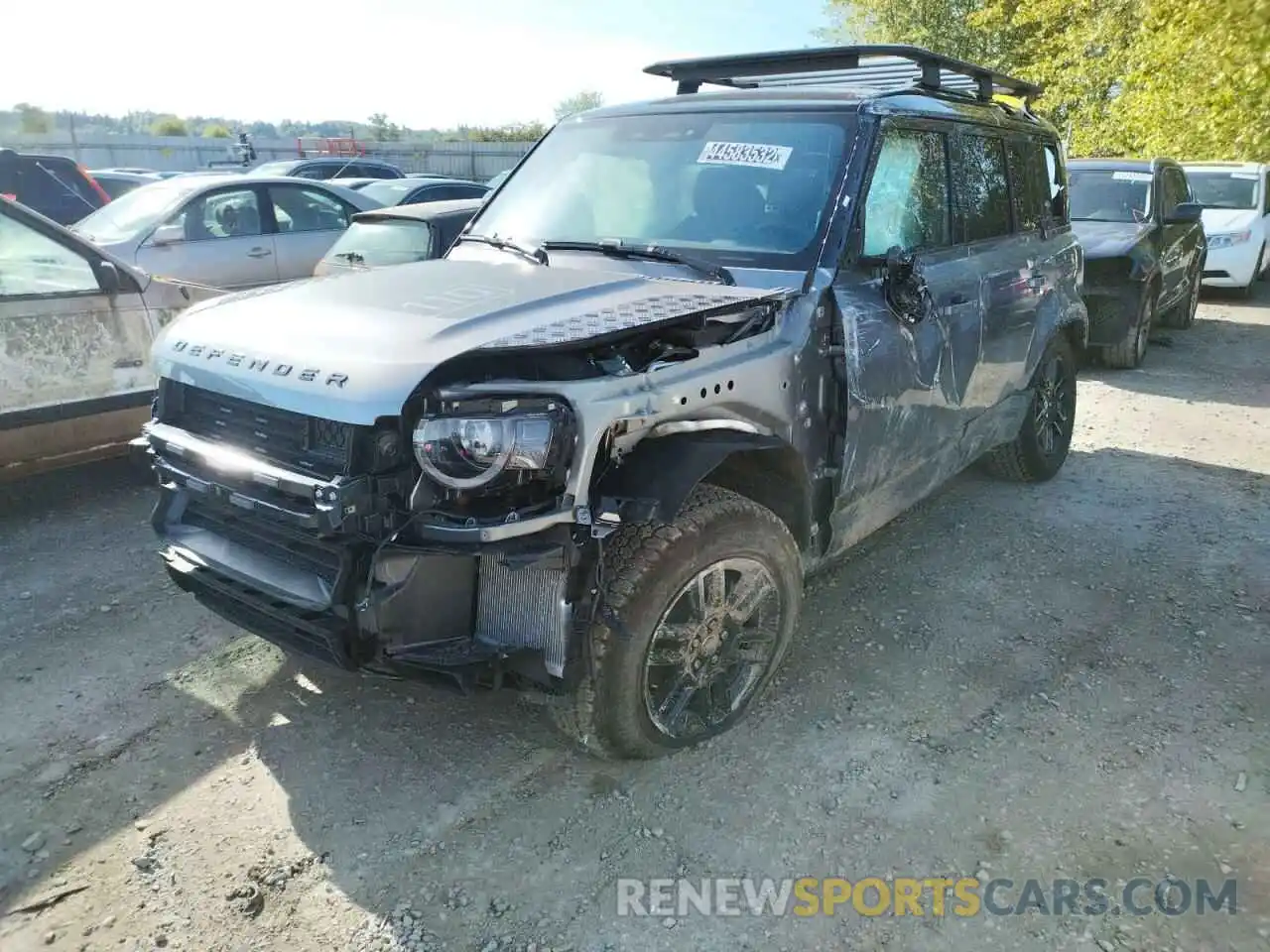 9 Photograph of a damaged car SALEJERX8N2093385 LAND ROVER DEFENDER 2022