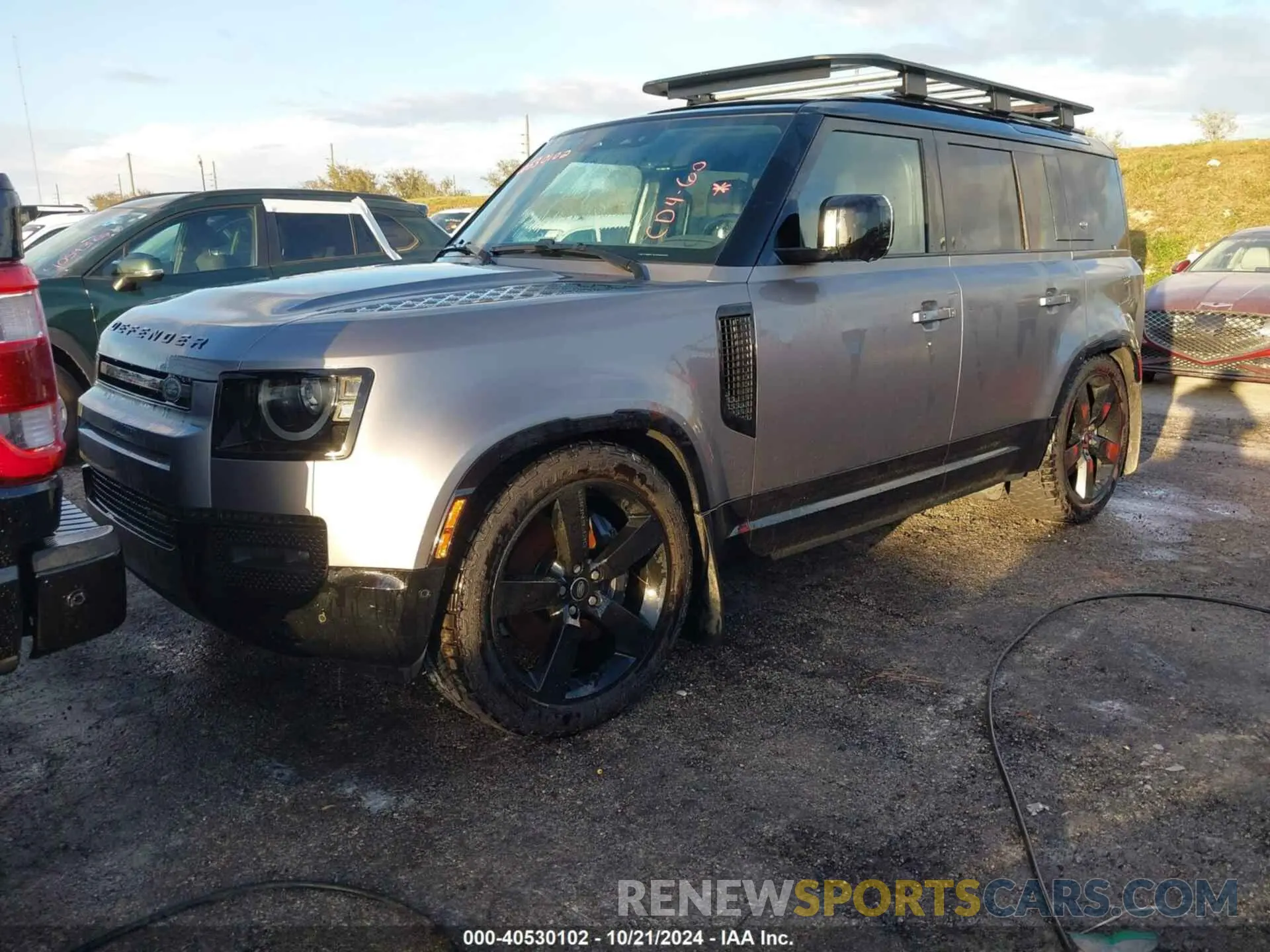 2 Photograph of a damaged car SALE2EEU0P2127251 LAND ROVER DEFENDER 2023