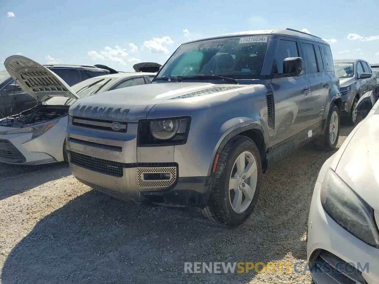 1 Photograph of a damaged car SALE2EEU7P2195983 LAND ROVER DEFENDER 2023