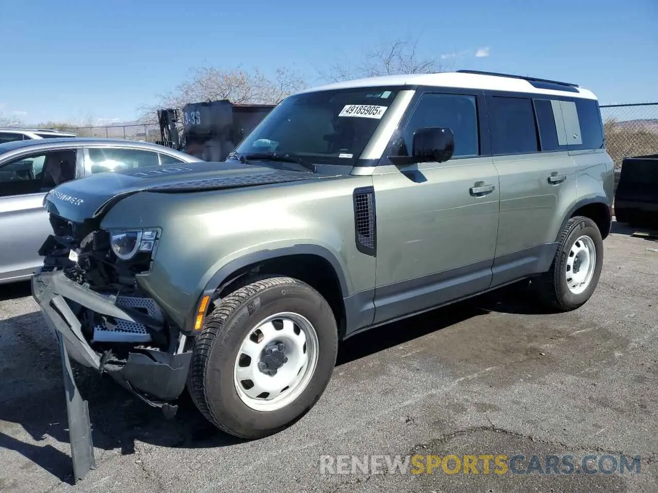 1 Photograph of a damaged car SALEJ7EX2P2234133 LAND ROVER DEFENDER 2023