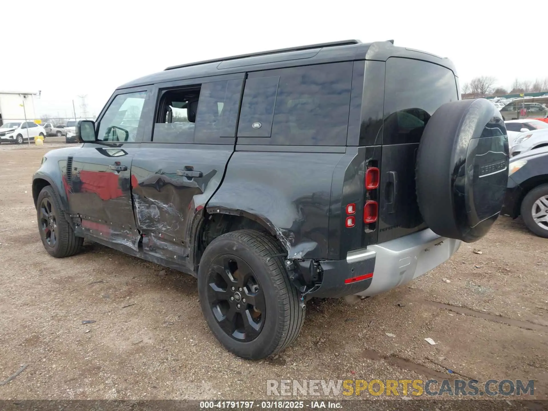 3 Photograph of a damaged car SALEJ7EX4P2239091 LAND ROVER DEFENDER 2023
