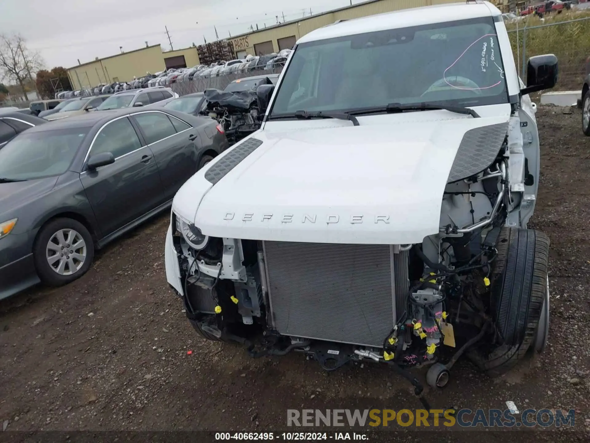 13 Photograph of a damaged car SALEJ7EX7P2148736 LAND ROVER DEFENDER 2023