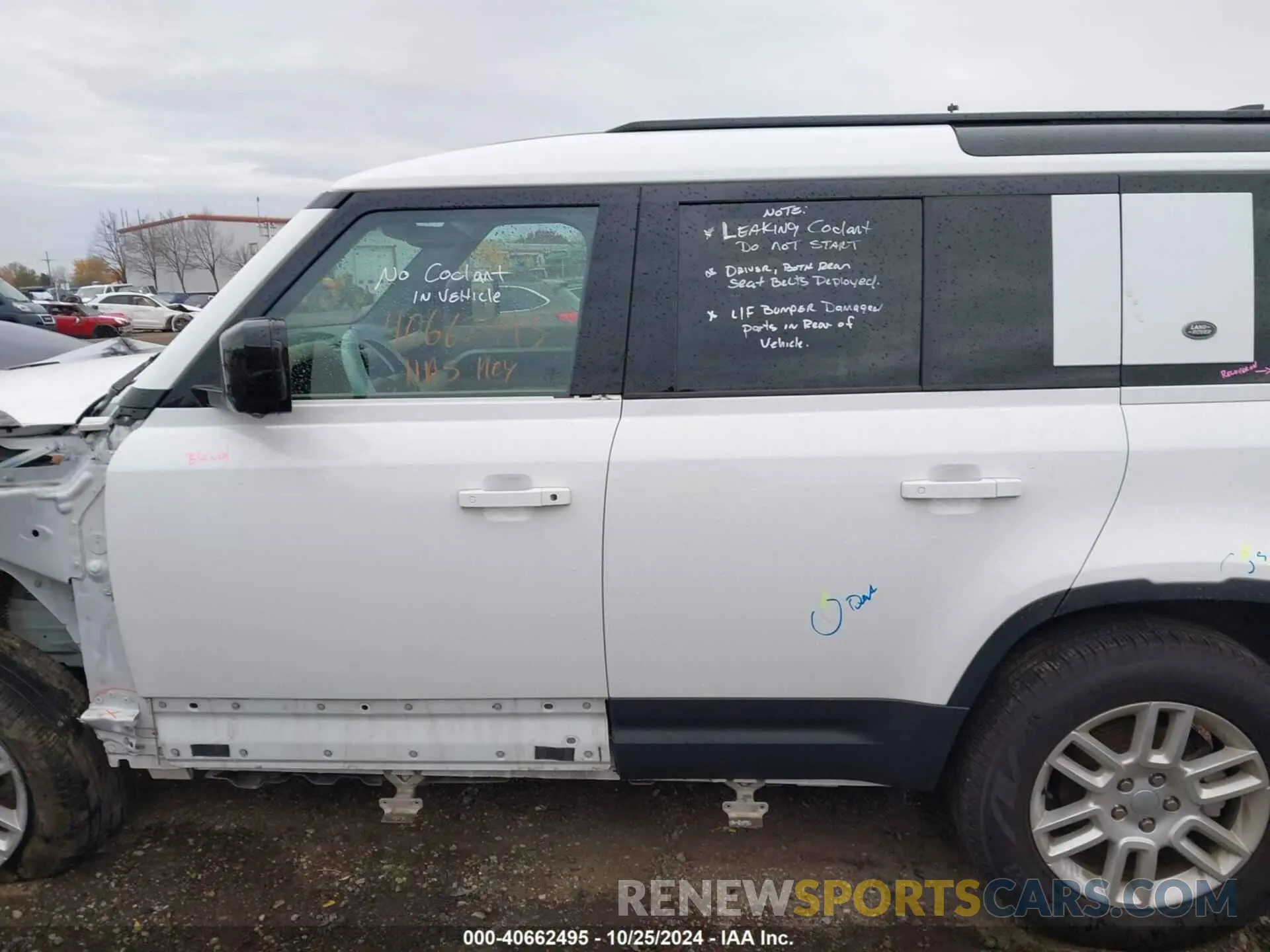 15 Photograph of a damaged car SALEJ7EX7P2148736 LAND ROVER DEFENDER 2023