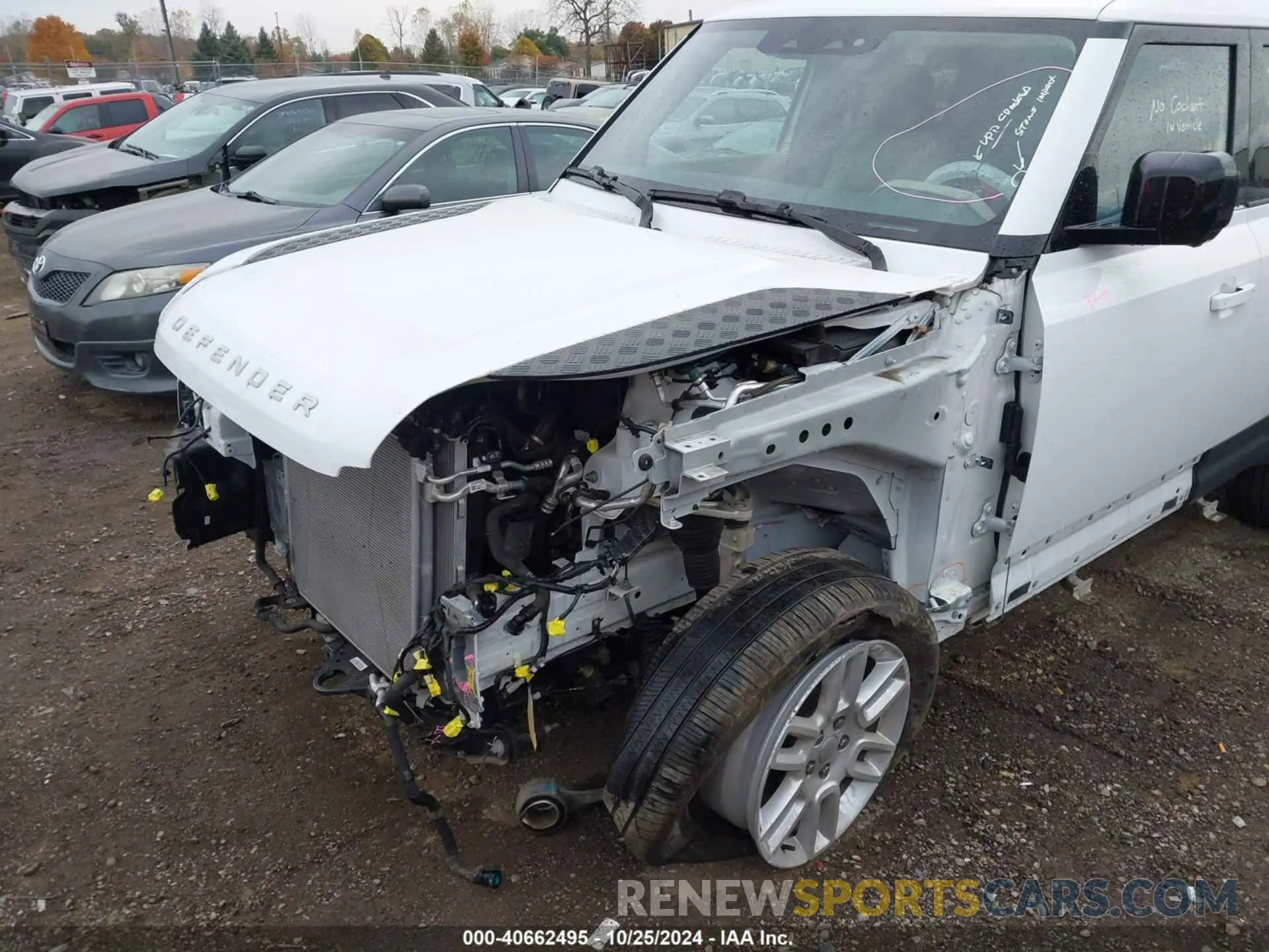 2 Photograph of a damaged car SALEJ7EX7P2148736 LAND ROVER DEFENDER 2023