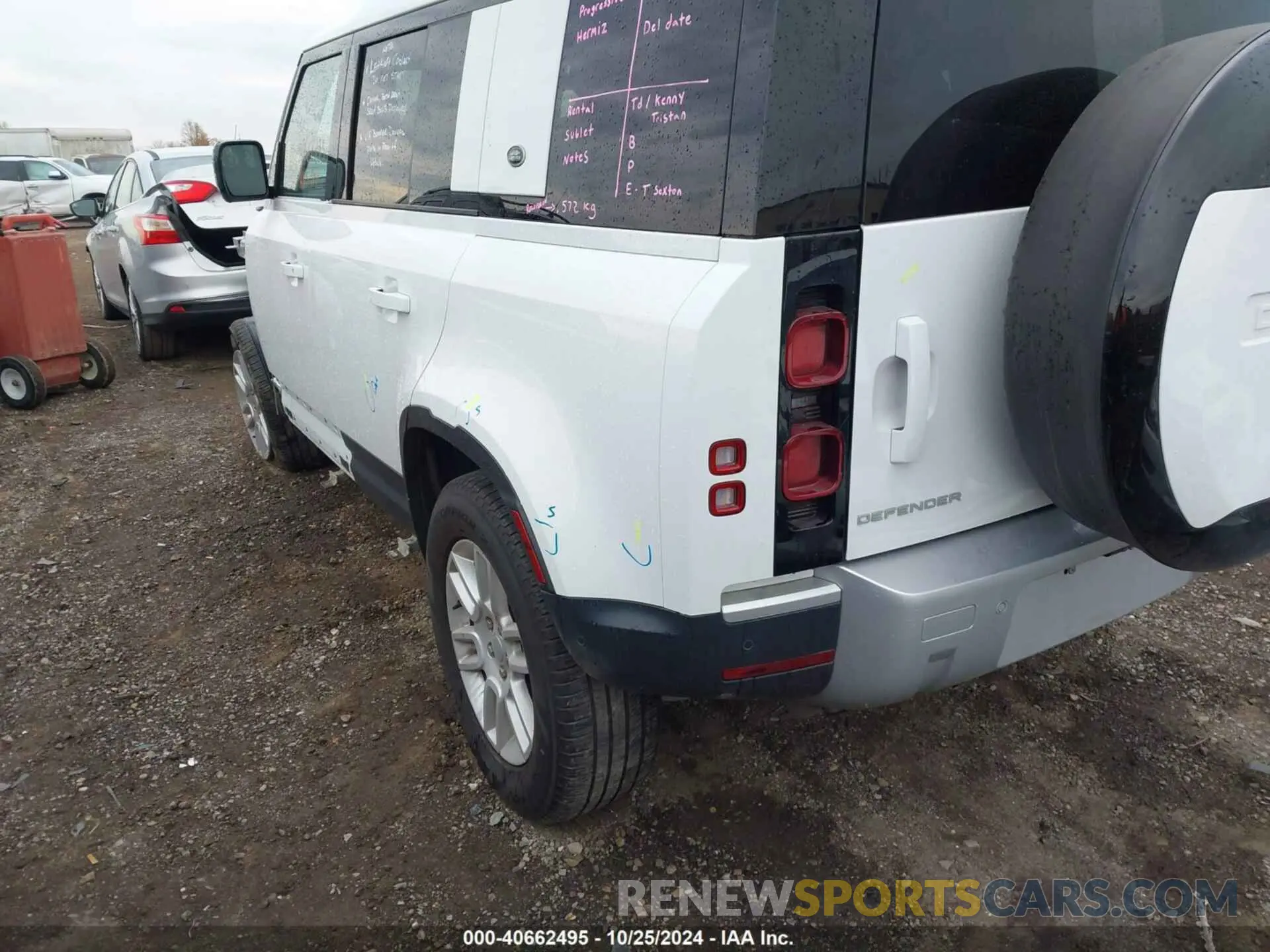 3 Photograph of a damaged car SALEJ7EX7P2148736 LAND ROVER DEFENDER 2023