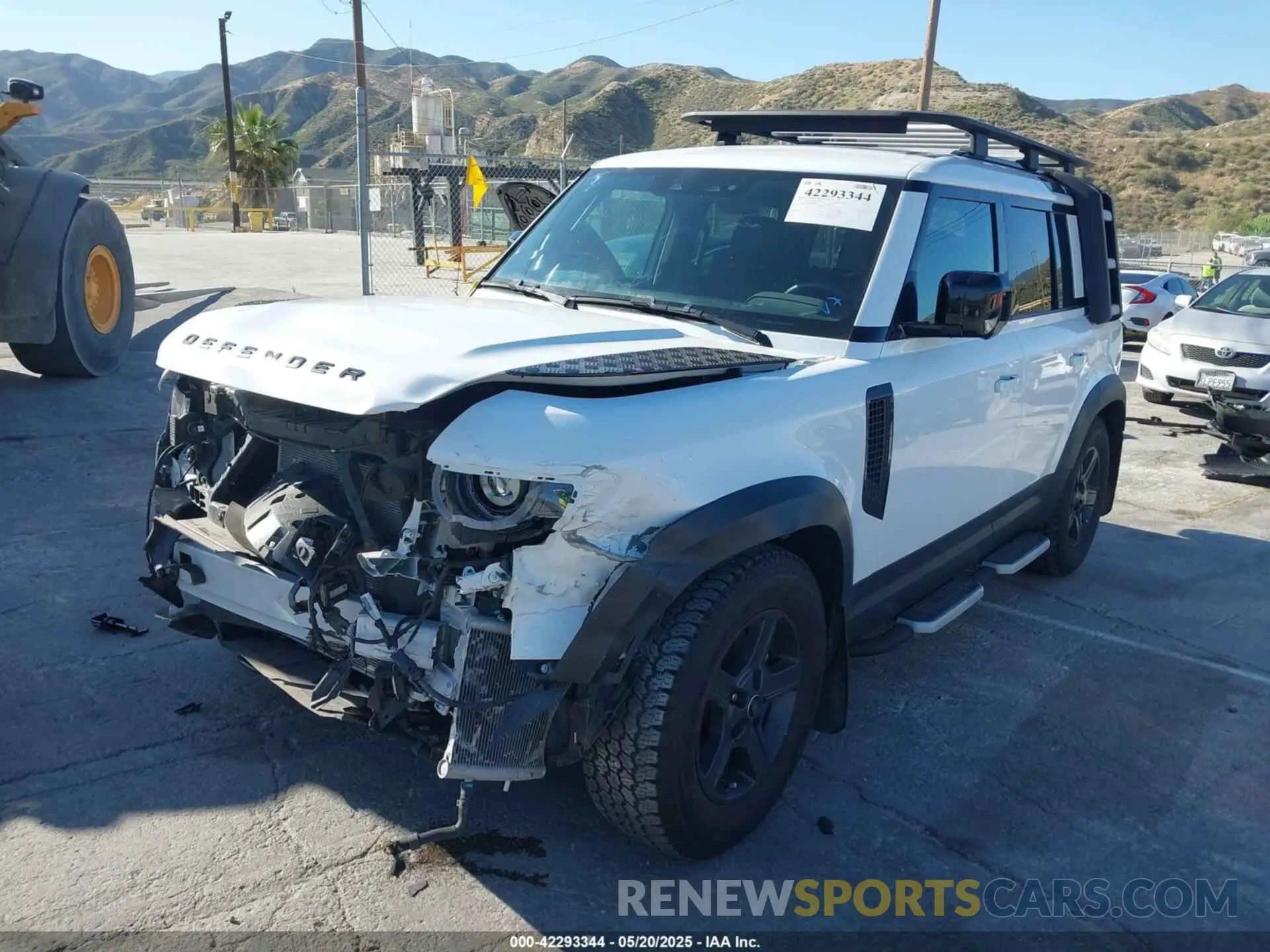 2 Photograph of a damaged car SALEJ7EX8P2110657 LAND ROVER DEFENDER 2023