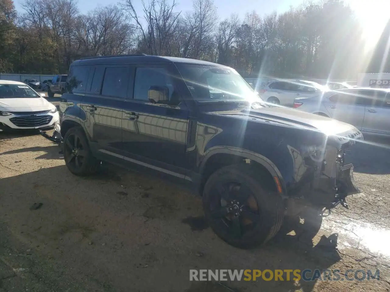 4 Photograph of a damaged car SALEJ7EXXP2231853 LAND ROVER DEFENDER 2023